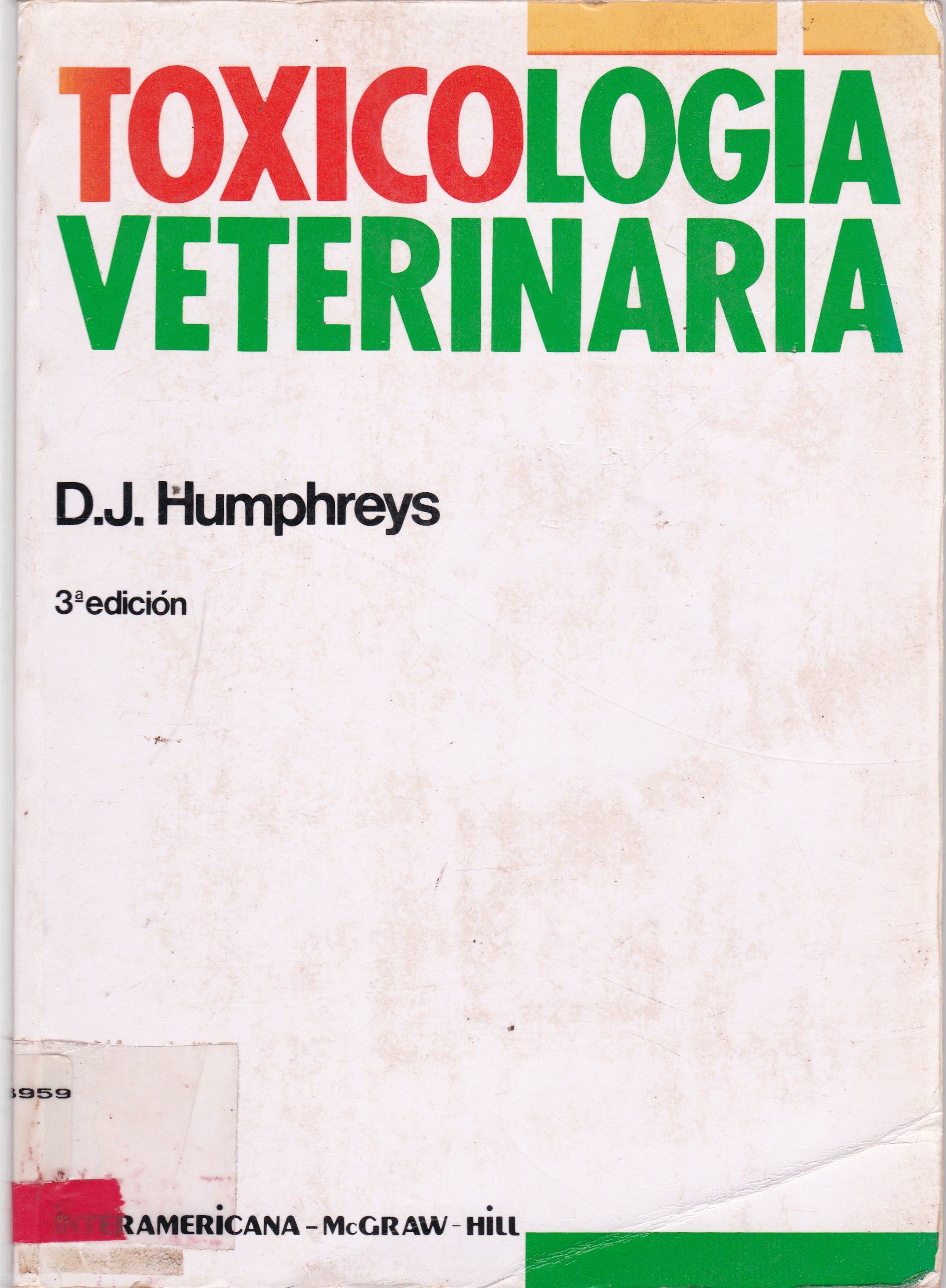 TOXICOLOGIA VETERINÁRIA