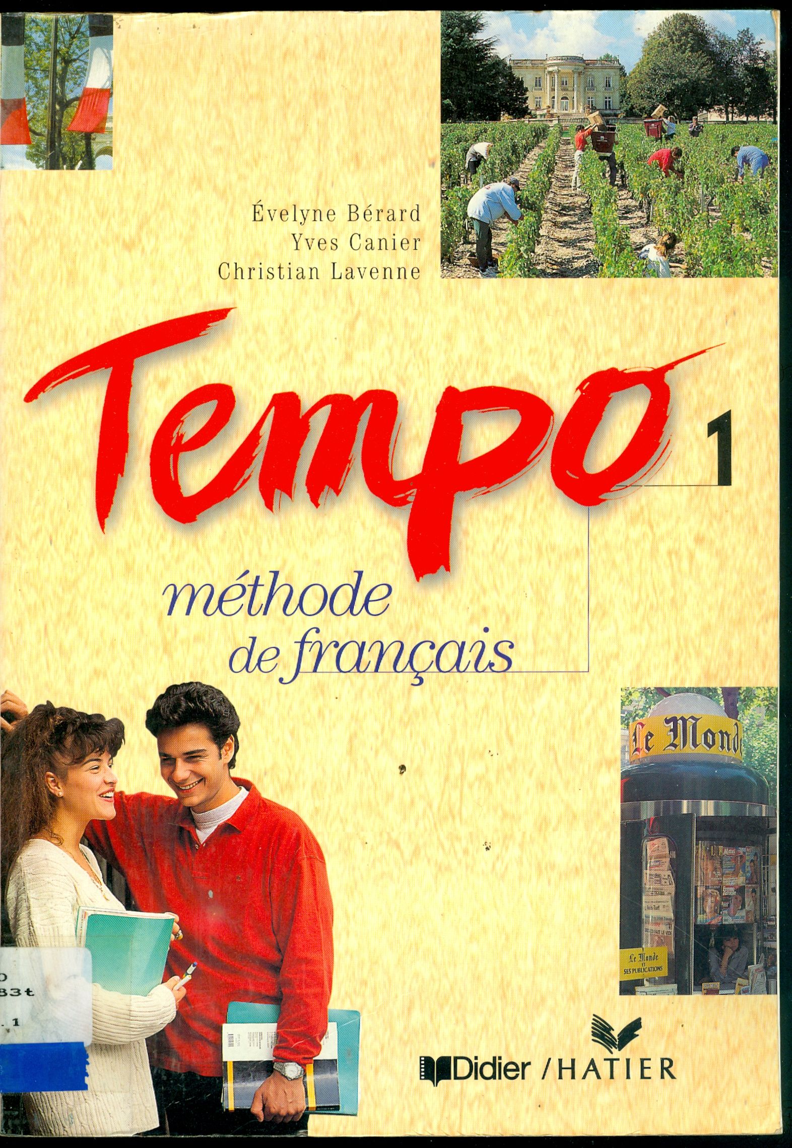 TEMPO 1: METHODE DE FRANCAIS - V. 1