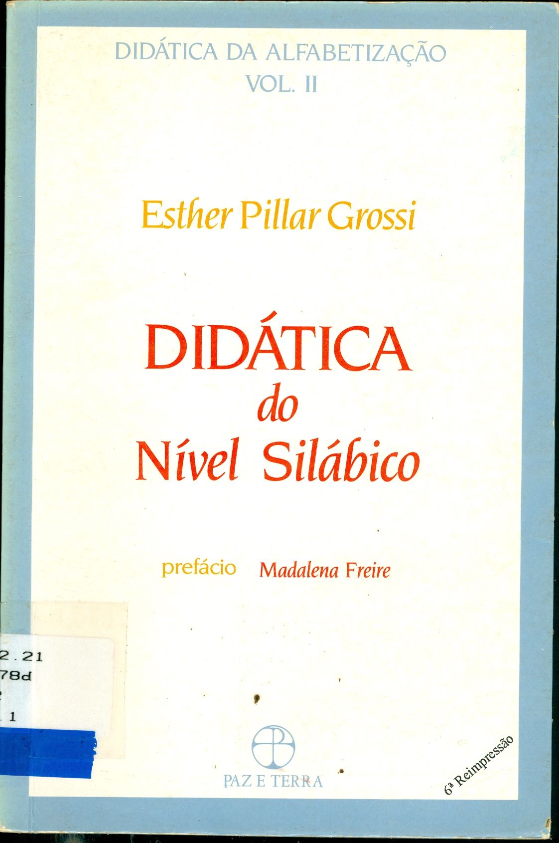 DIDÁTICA DO NÍVEL SILÁBICO - V. 2