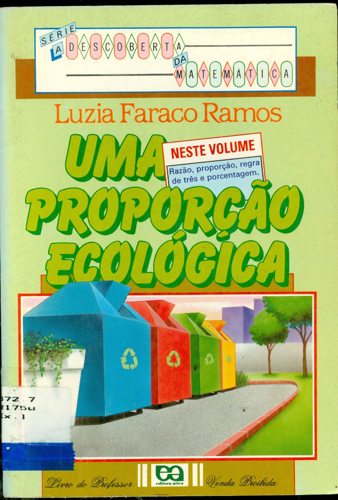 UMA PROPORÇÃO ECOLÓGICA