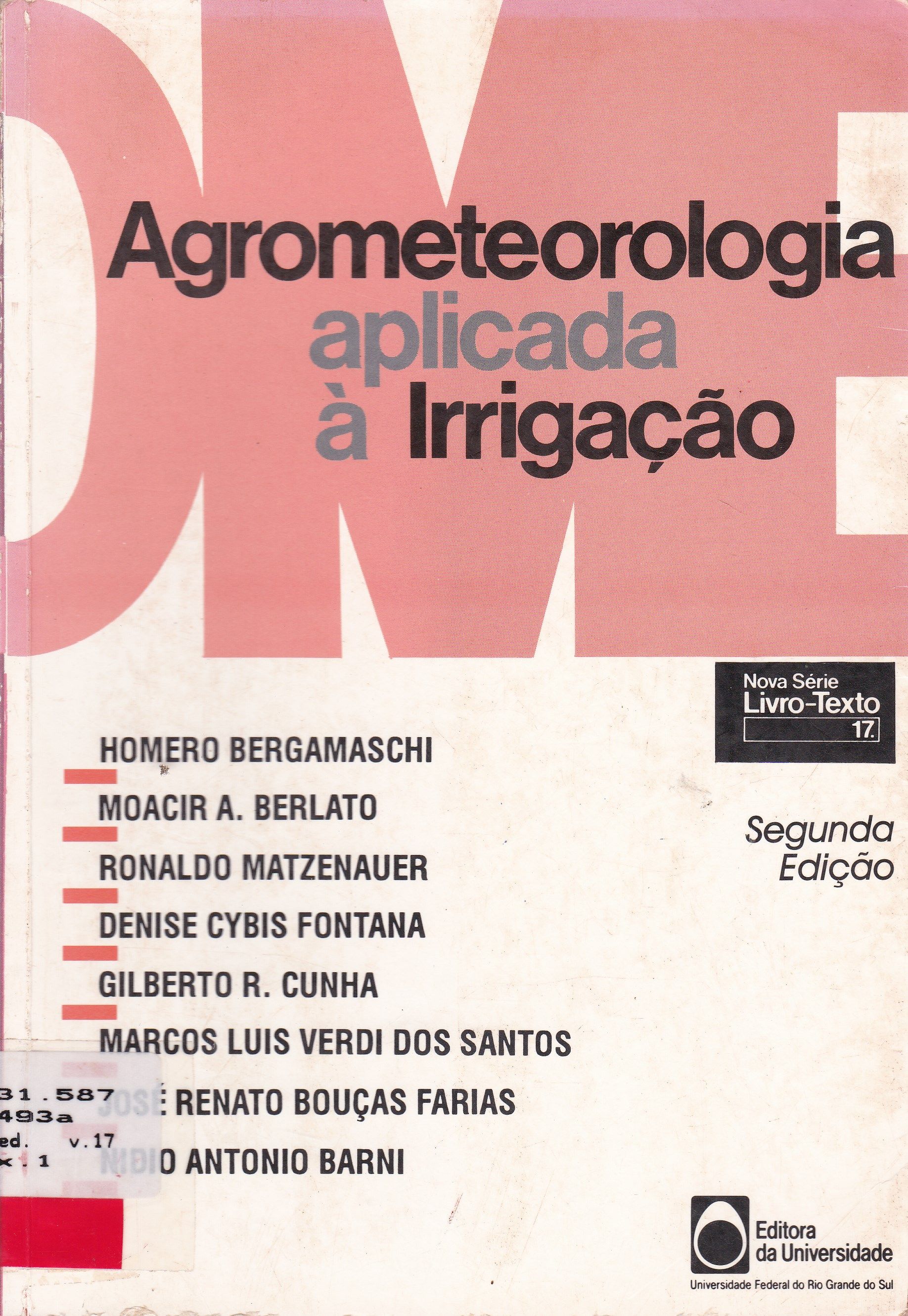 AGROMETEOROLOGIA APLICADA A IRRIGAÇÃO 