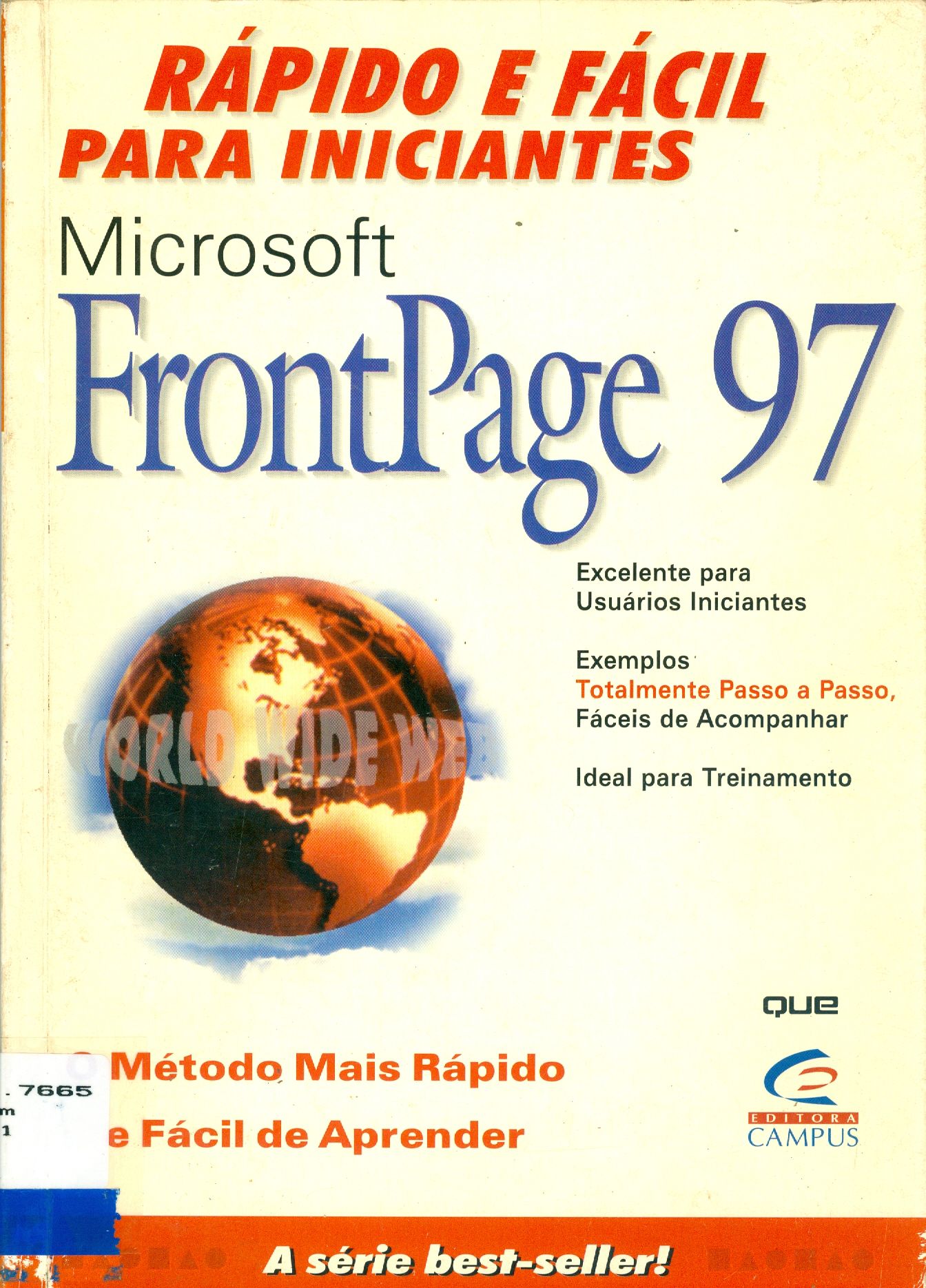 MICROSOFT FRONTPAGE, 97, RÁPIDO E FÁCIL PARA INICIANTES