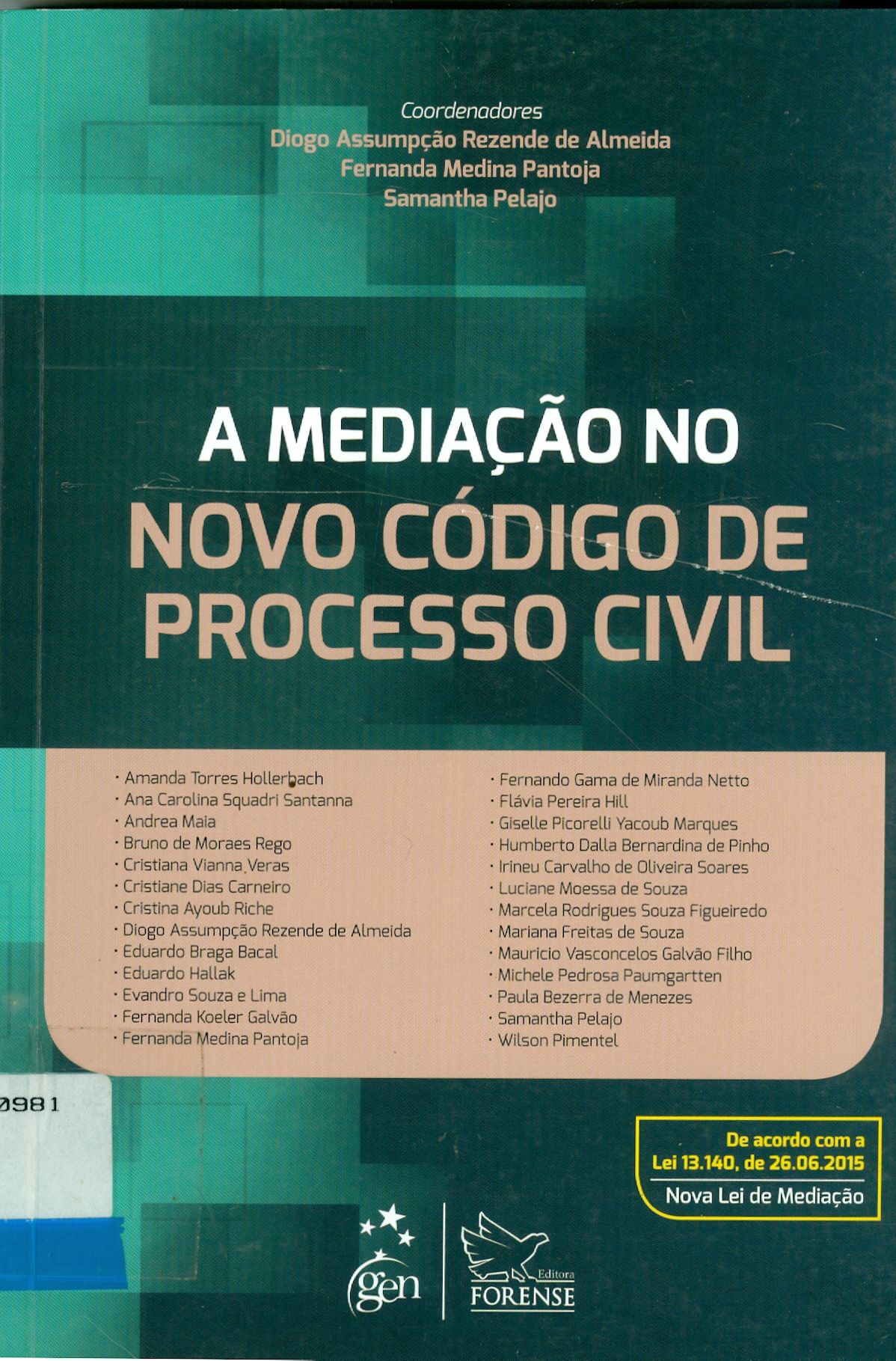MEDIAÇÃO NO NOVO CÓDIGO DE PROCESSO CIVIL, A
