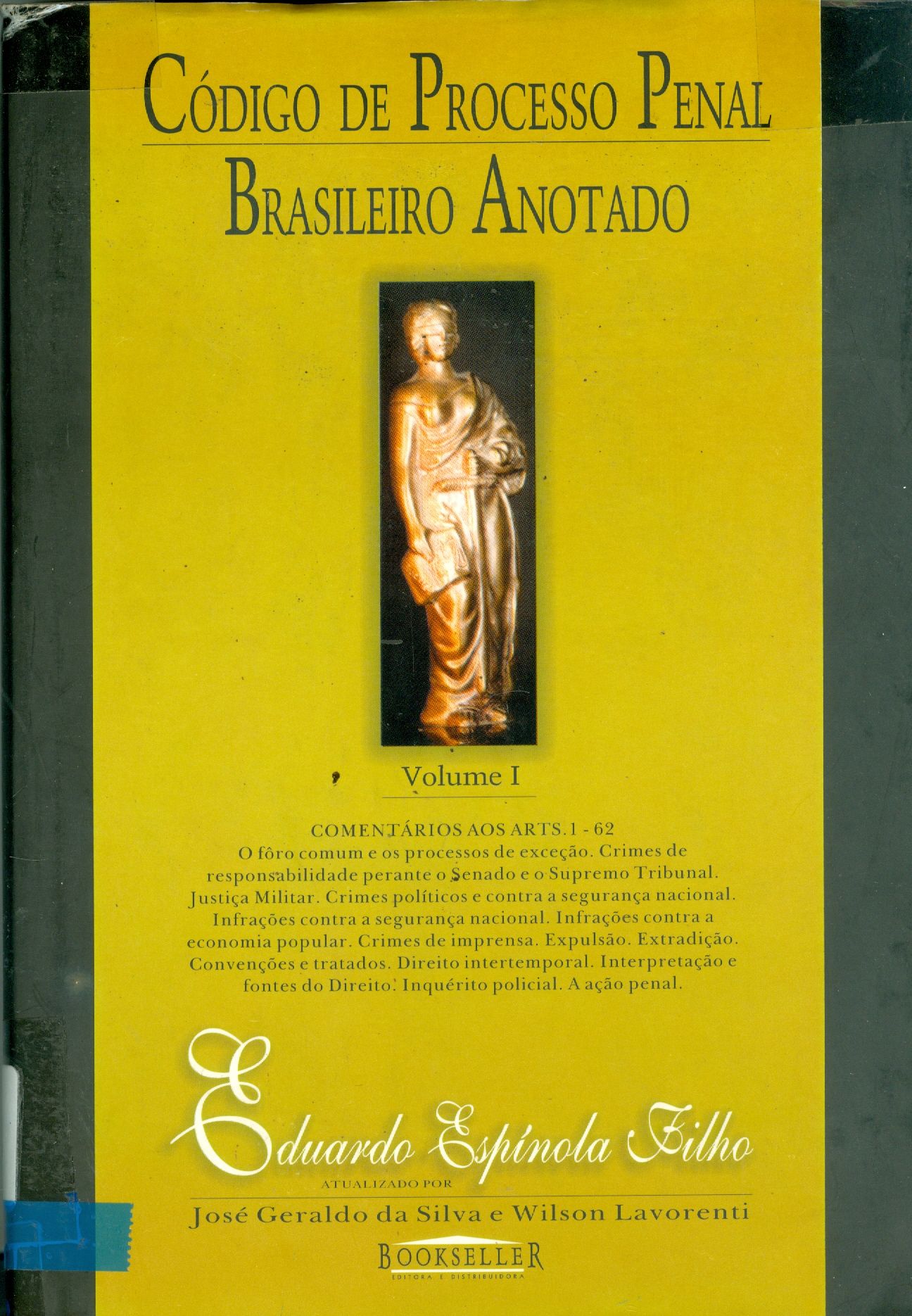 CÓDIGO DE PROCESSO PENAL BRASILEIRO ANOTADO - V. 1