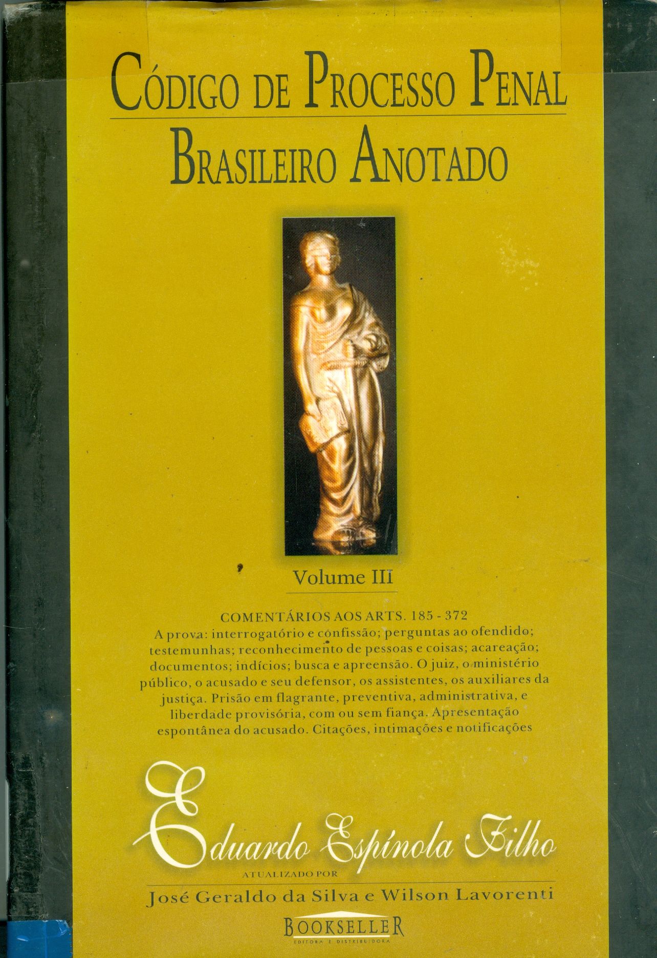 CÓDIGO DE PROCESSO PENAL BRASILEIRO ANOTADO - V. 3