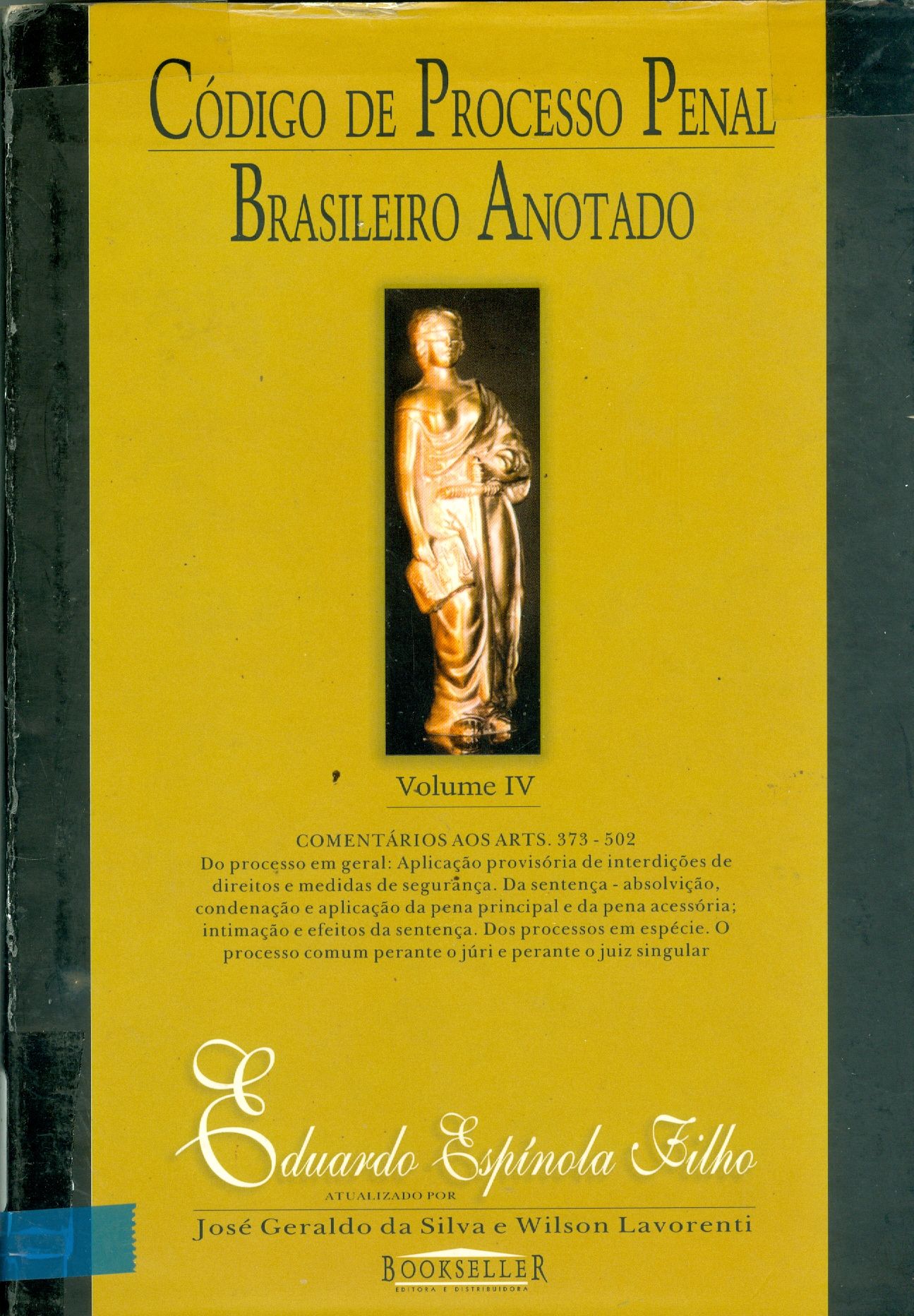 CÓDIGO DE PROCESSO PENAL BRASILEIRO ANOTADO - V. 4