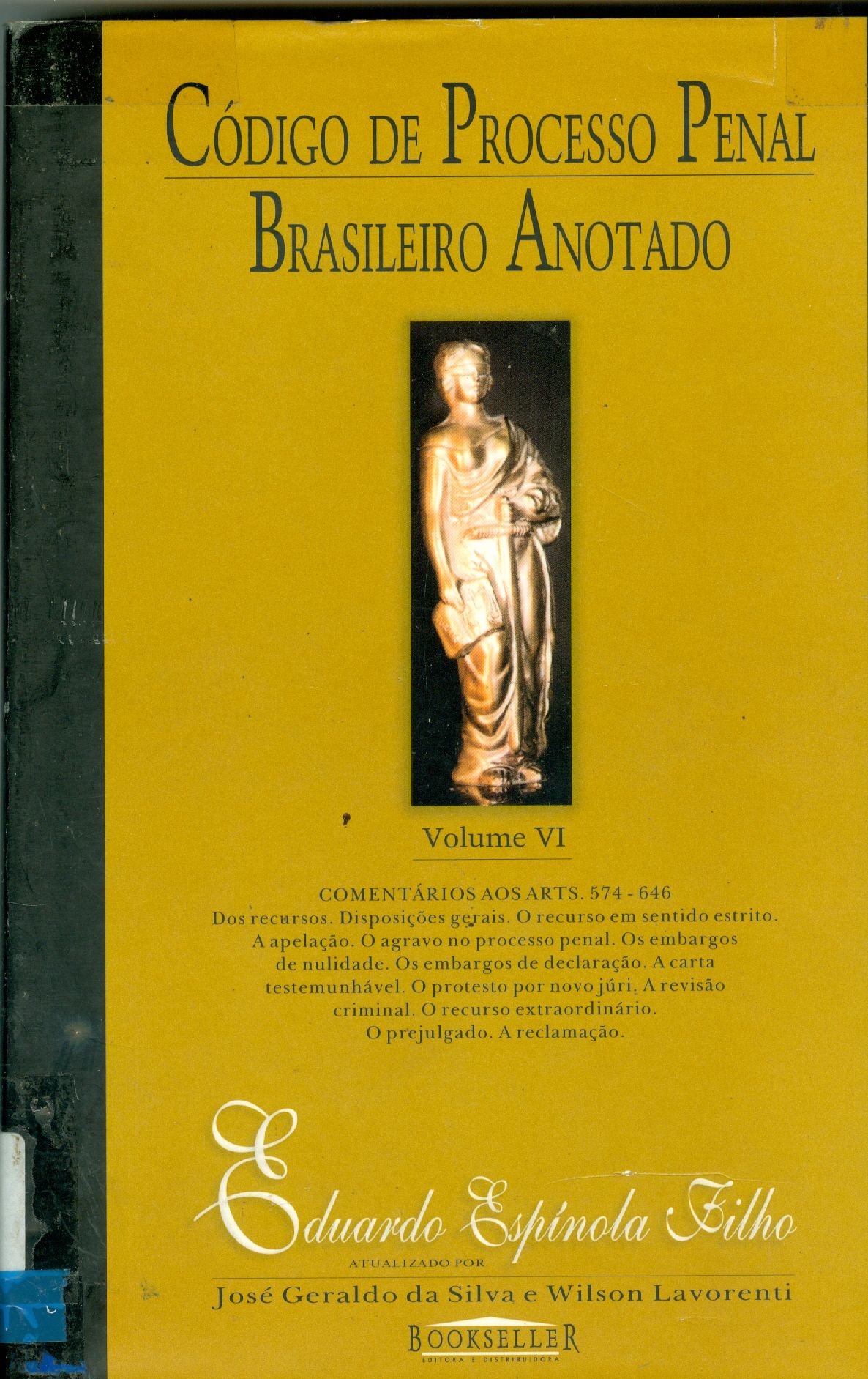CÓDIGO DE PROCESSO PENAL BRASILEIRO ANOTADO - V. 6