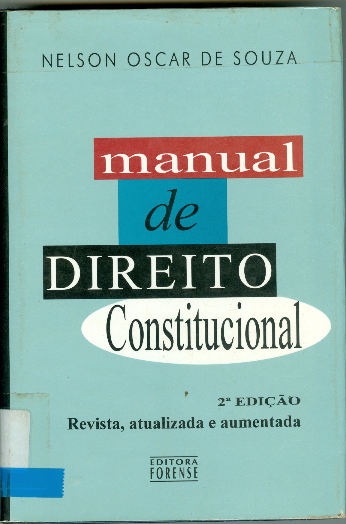 MANUAL DE DIREITO CONSTITUCIONAL 