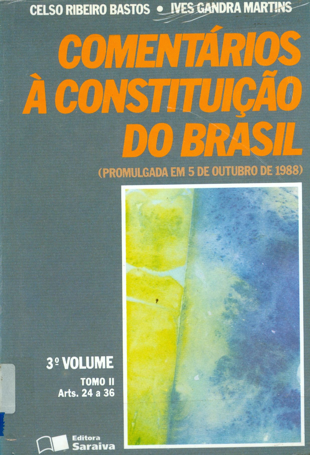 COMENTÁRIOS A CONSTITUIÇÃO DO BRASIL: ARTIGOS 24 A 36 - V. 3 - TOMO 2