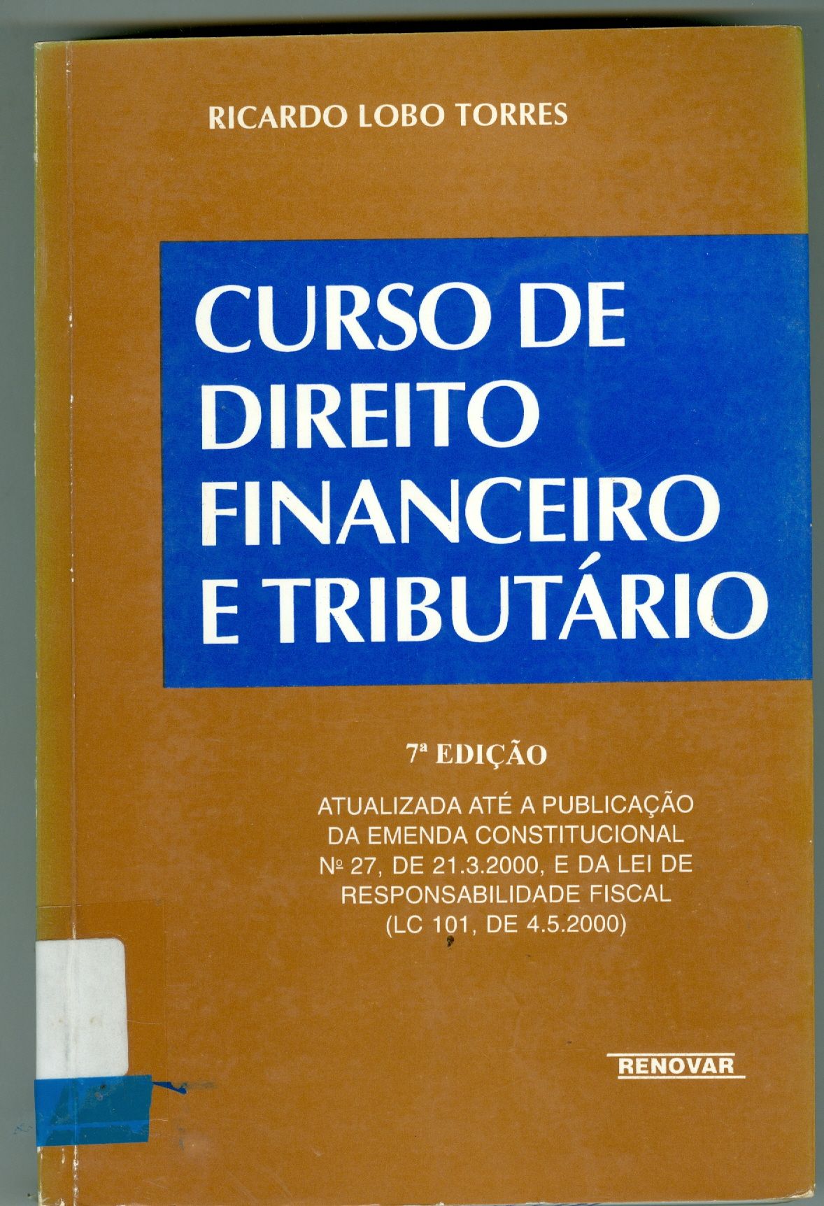CURSO DE DIREITO FINANCEIRO E TRIBUTÁRIO 
