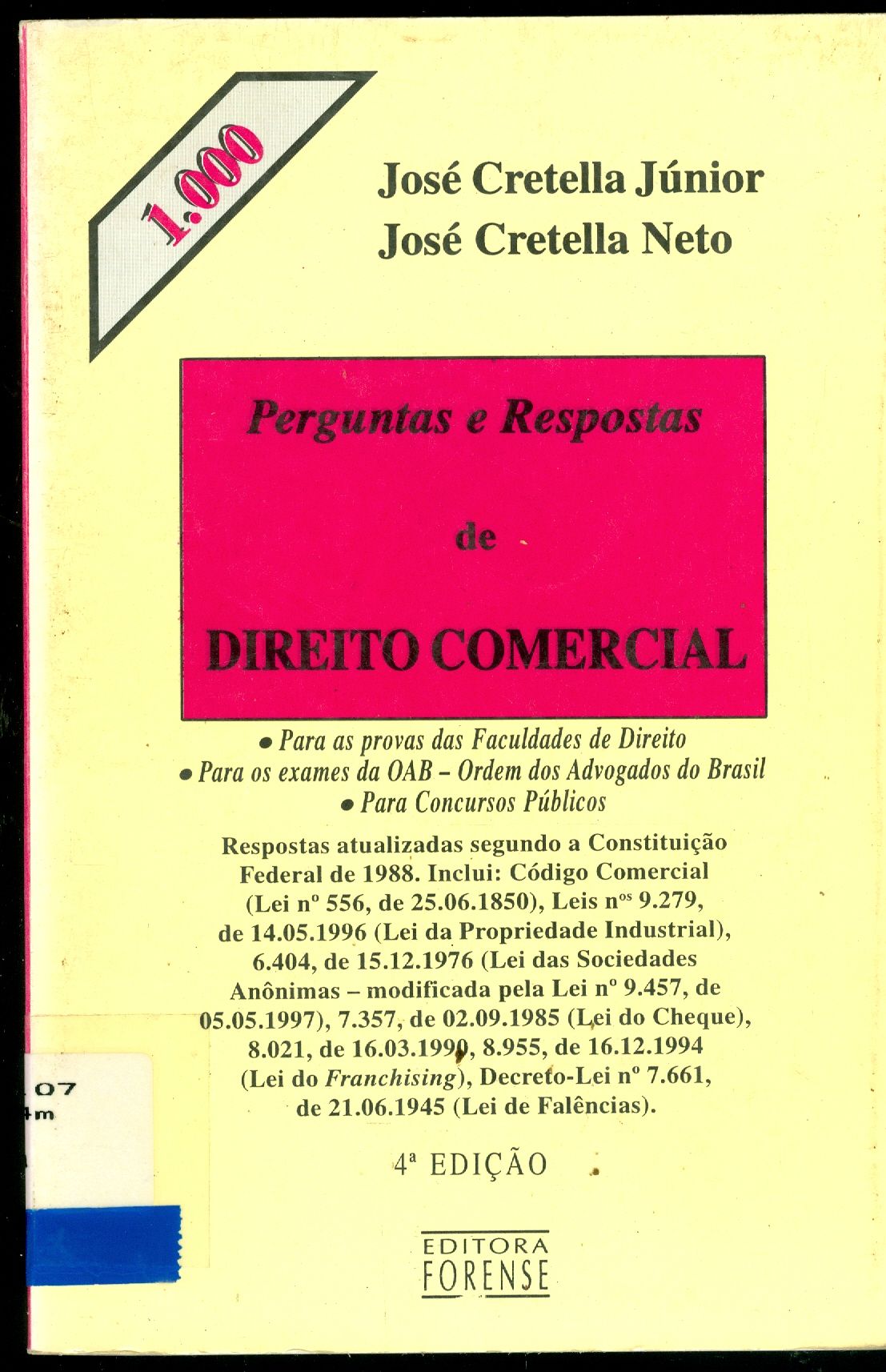 1000 PERGUNTAS E RESPOSTAS DE DIREITO COMERCIAL 