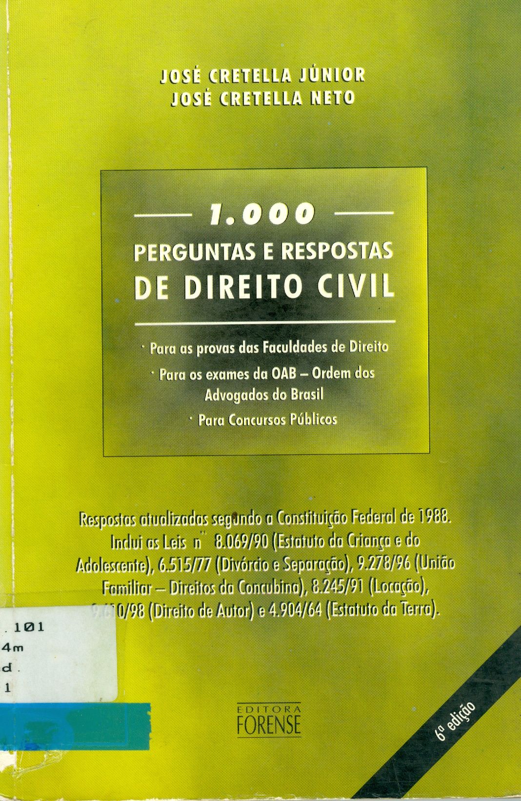 1000 PERGUNTAS E RESPOSTAS DE DIREITO CIVIL 