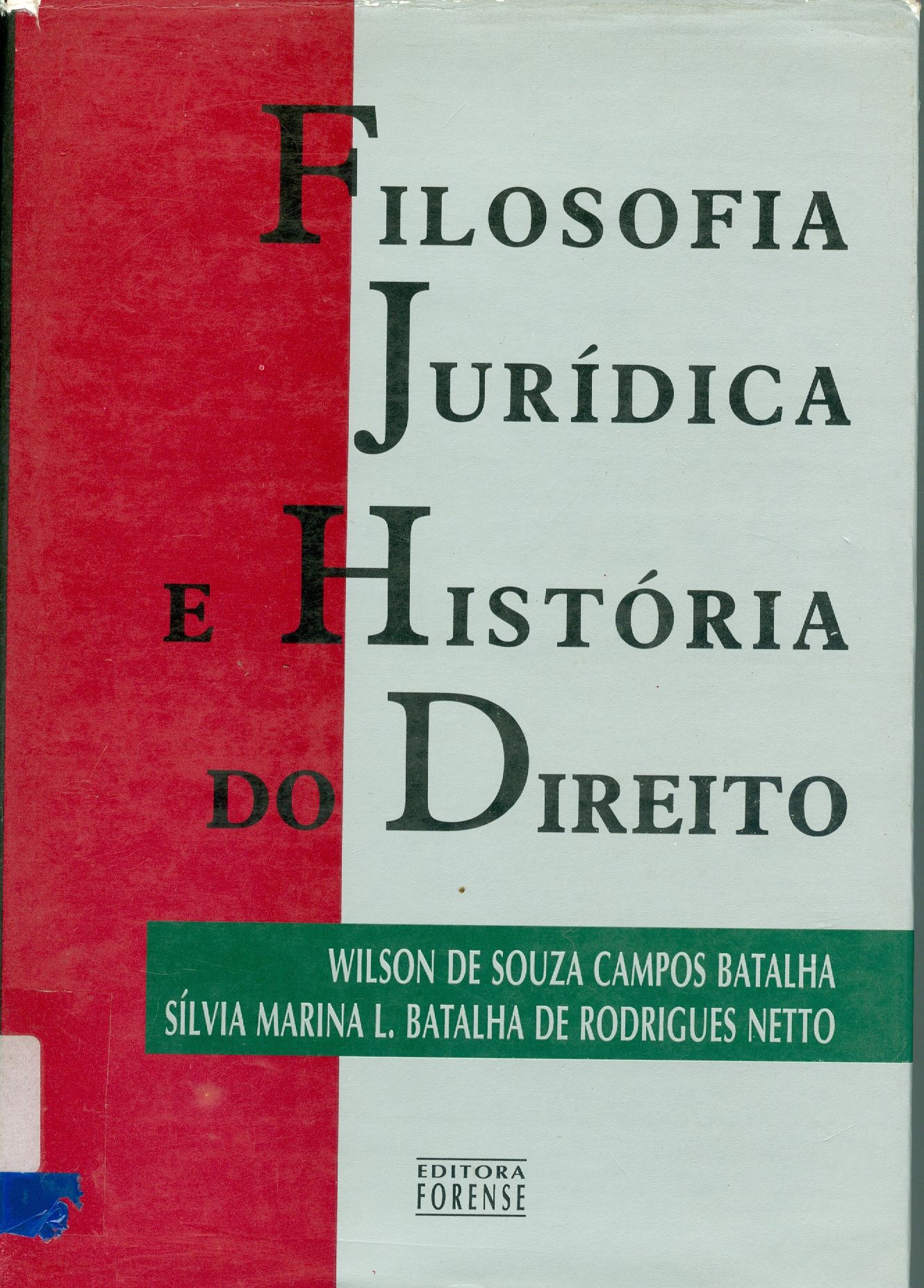 FILOSOFIA JURÍDICA E HISTÓRIA DO DIREITO 