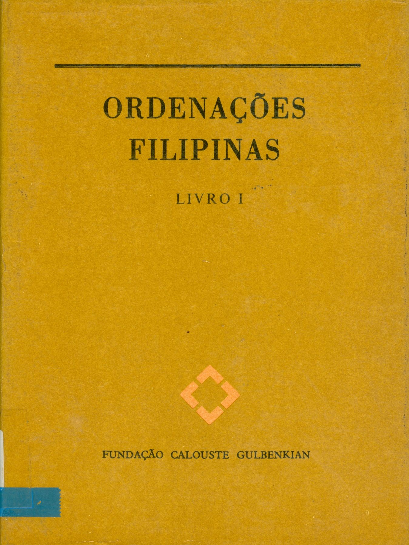 ORDENAÇÕES FILIPINAS - LIVRO 1