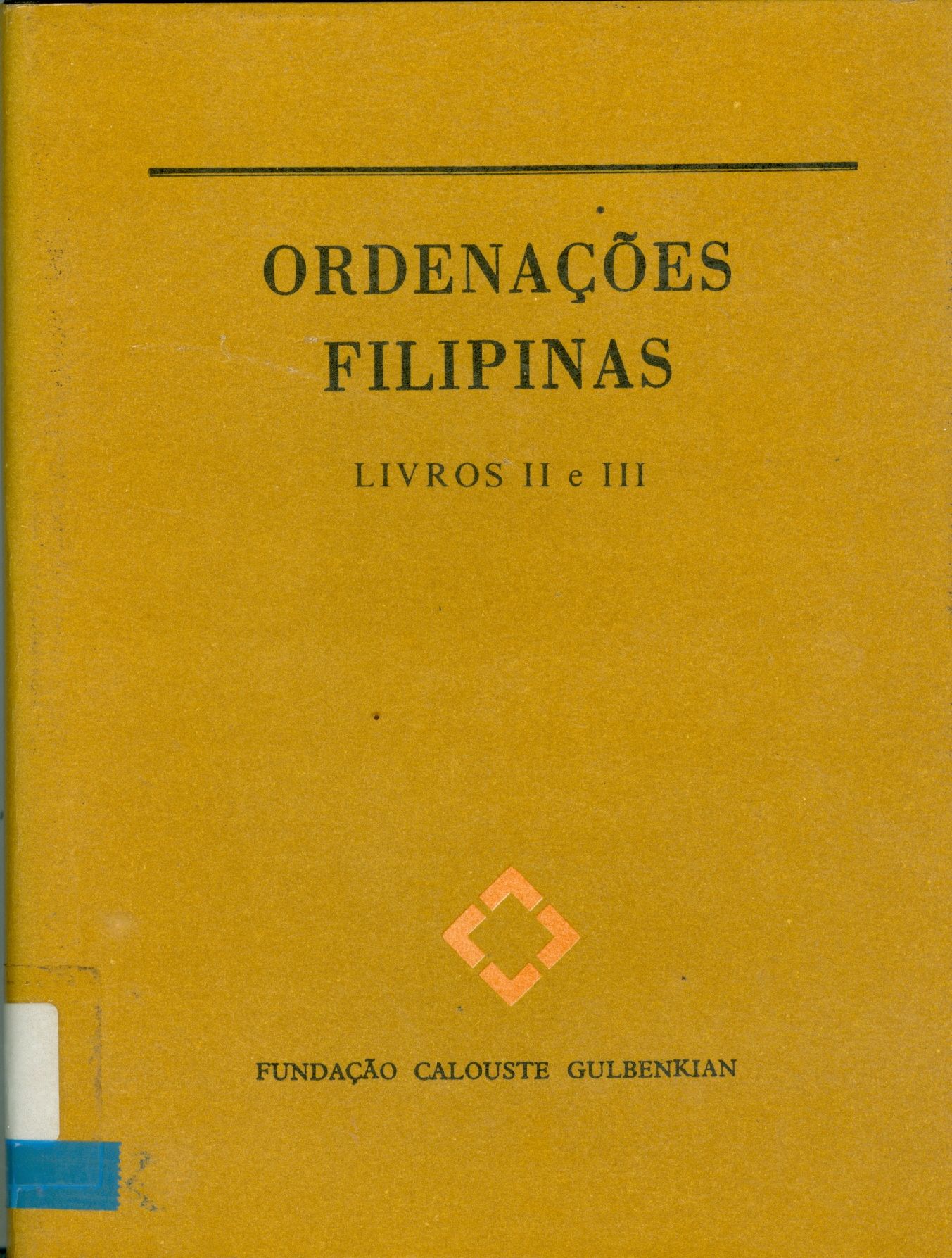 ORDENAÇÕES FILIPINAS - LIVROS 2/3