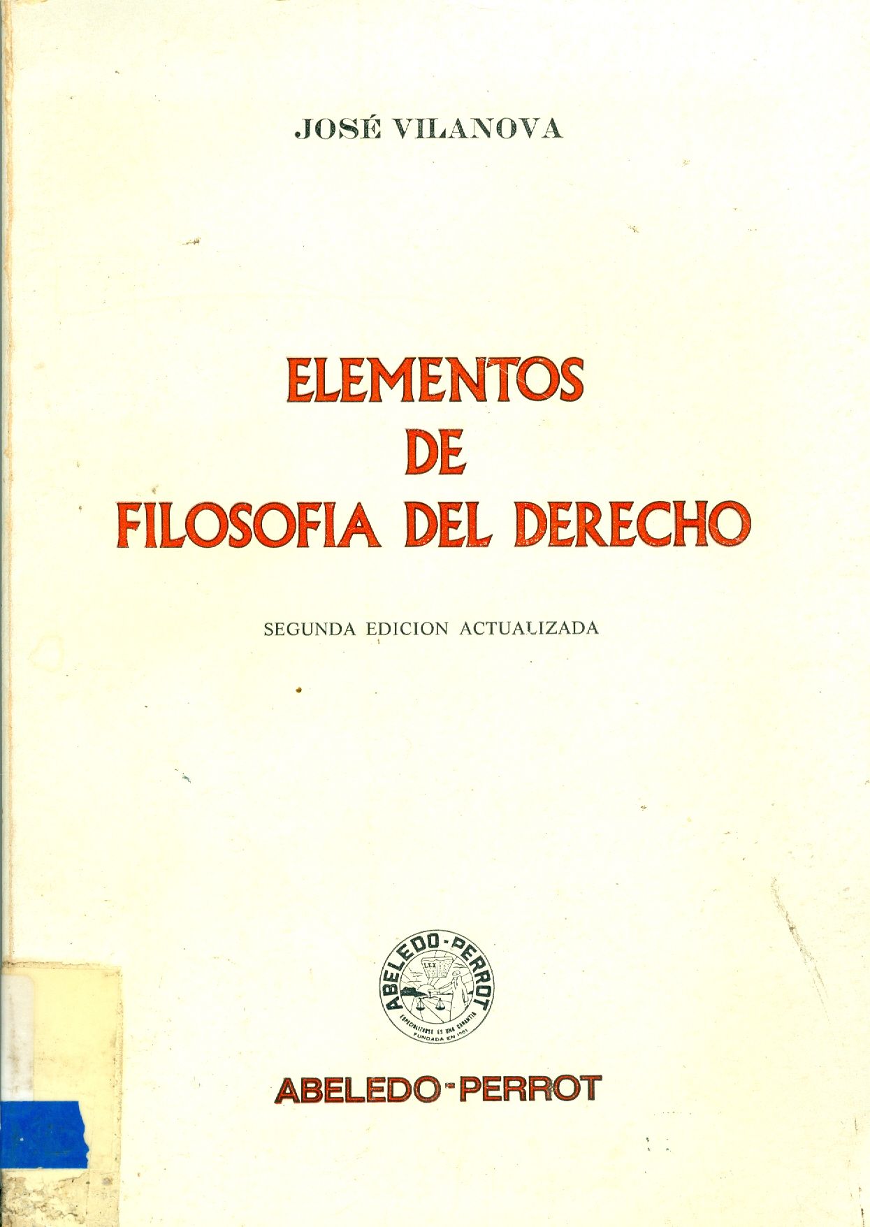 ELEMENTOS DE FILOSOFIA DEL DERECHO 