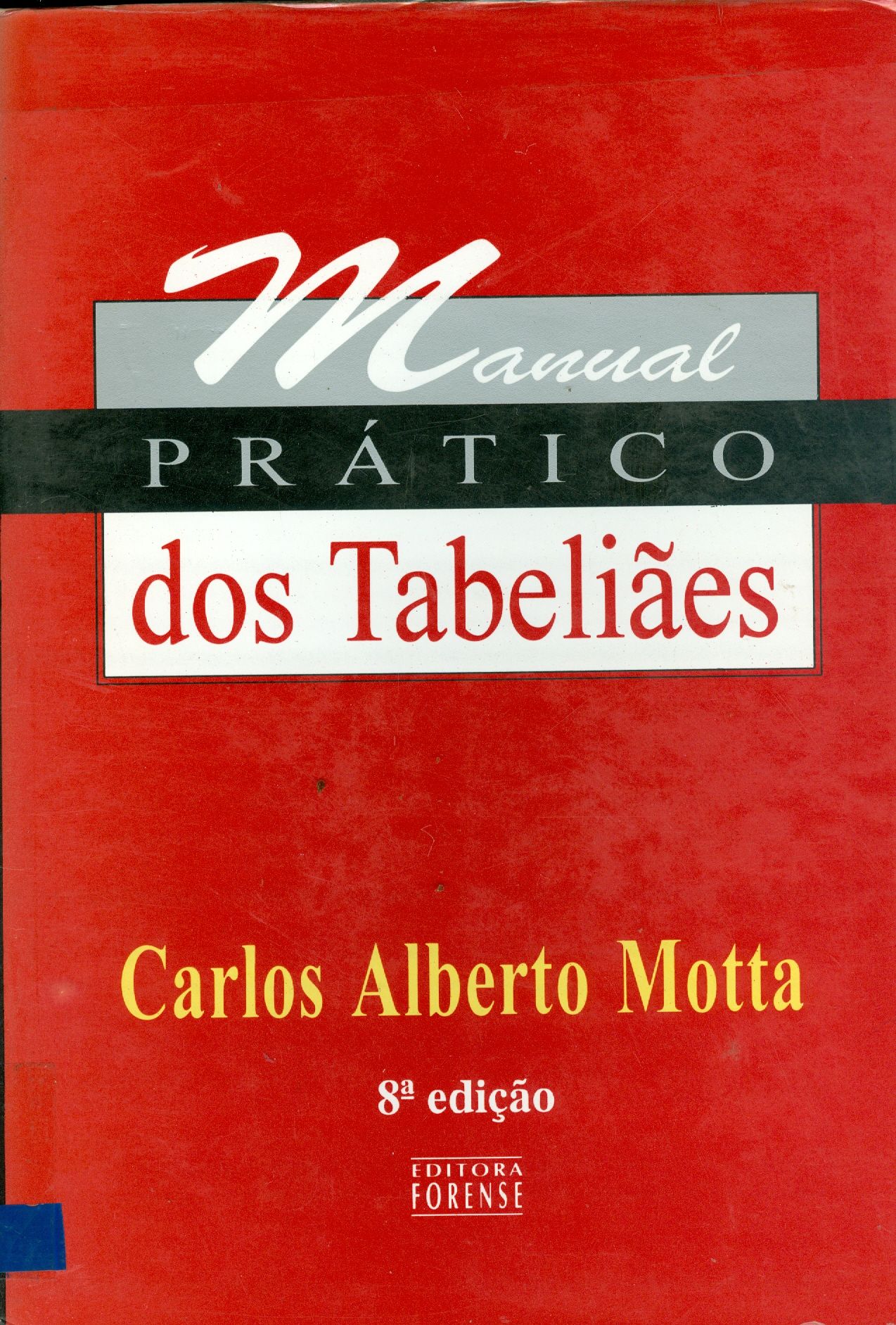 MANUAL PRÁTICO DOS TABELIÃES 