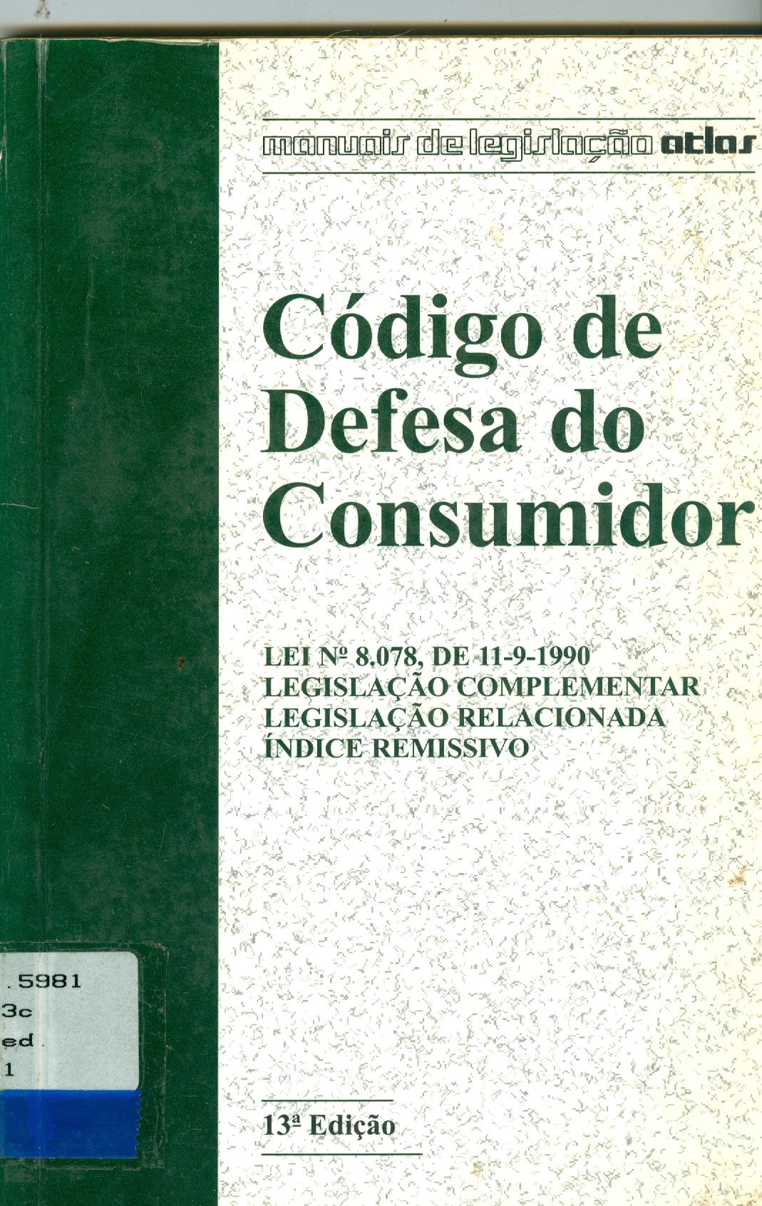 CÓDIGO DE DEFESA DO CONSUMIDOR 
