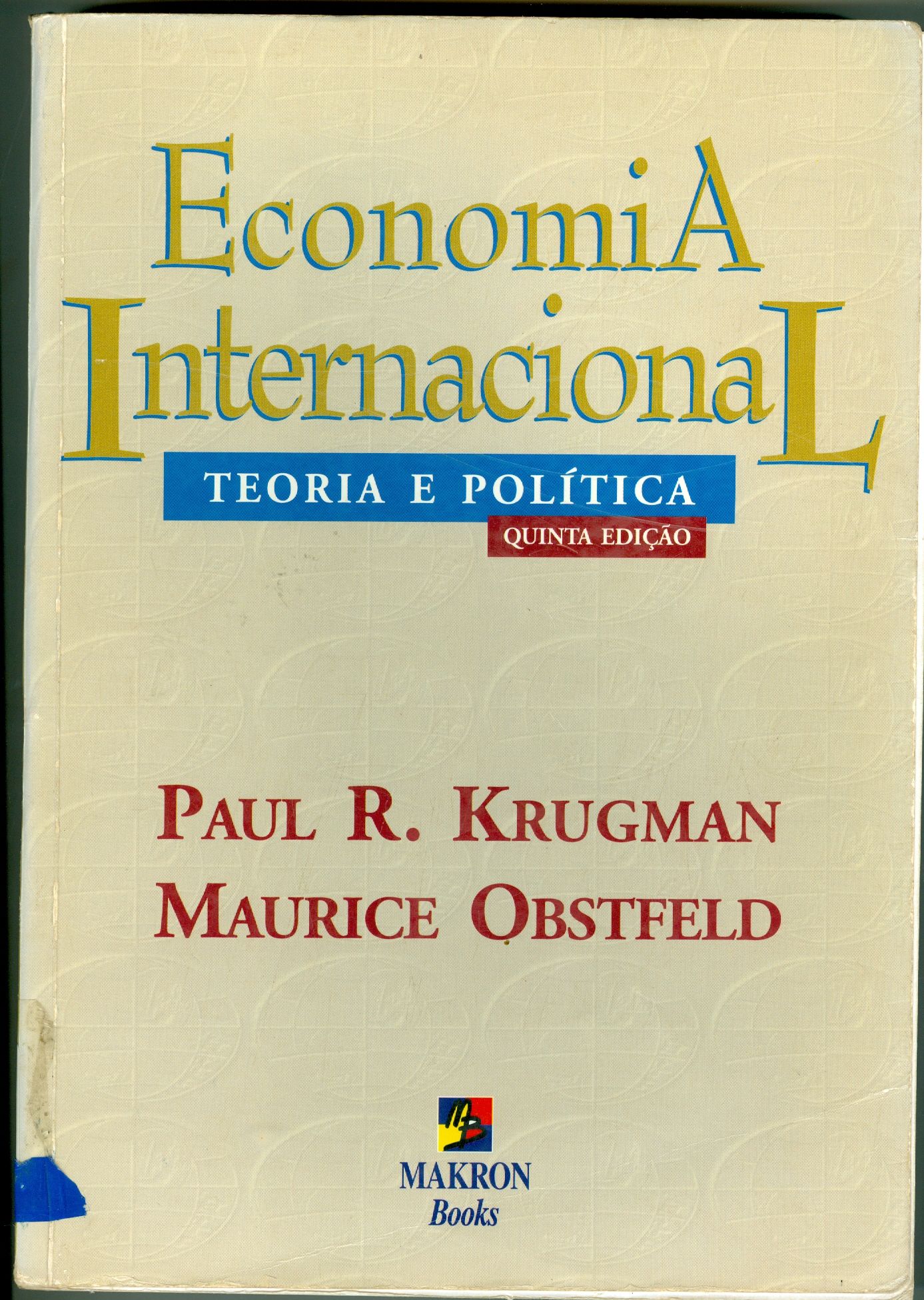 ECONOMIA INTERNACIONAL: TEORIA E POLÍTICA