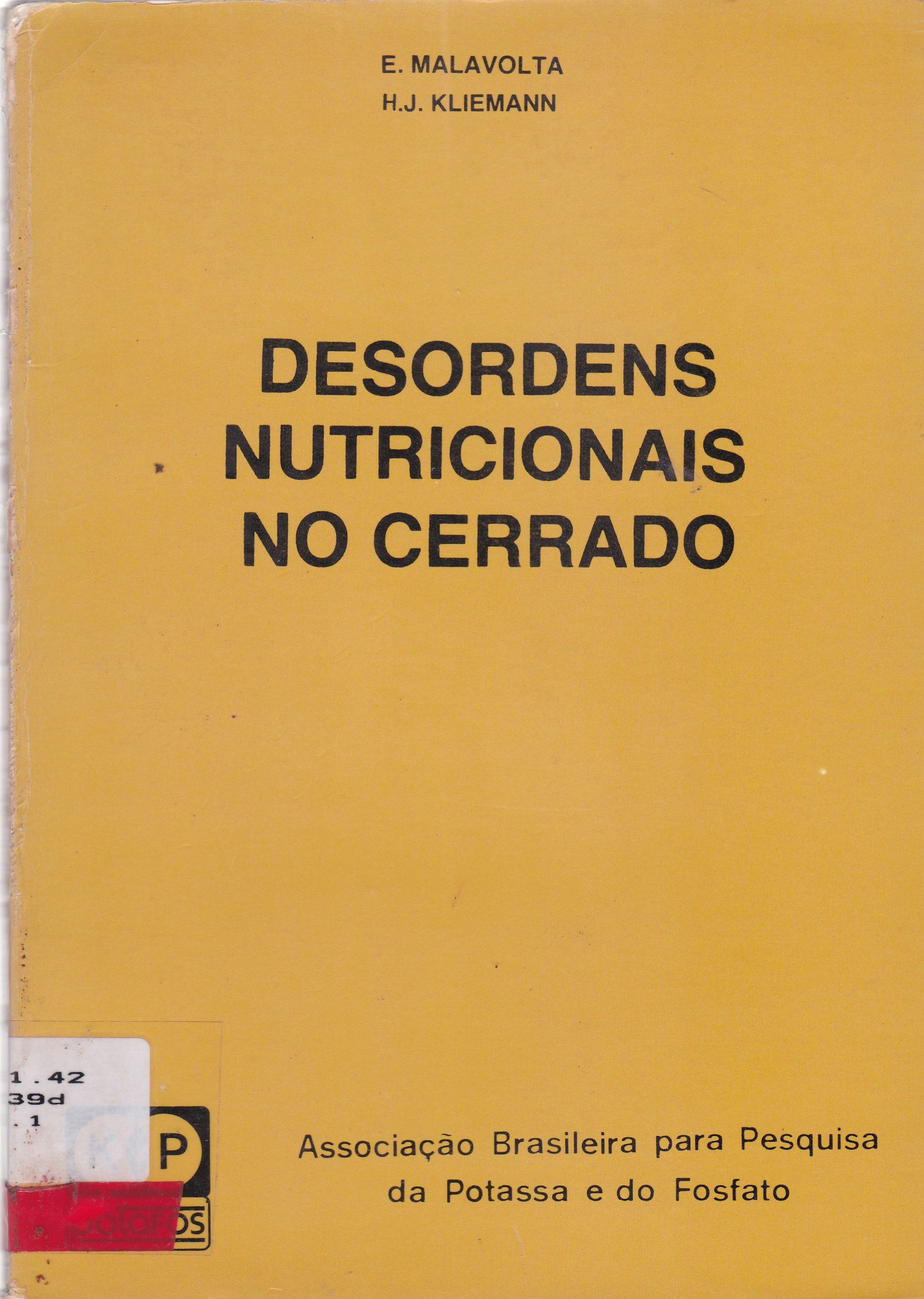 DESORDENS NUTRICIONAIS NO CERRADO