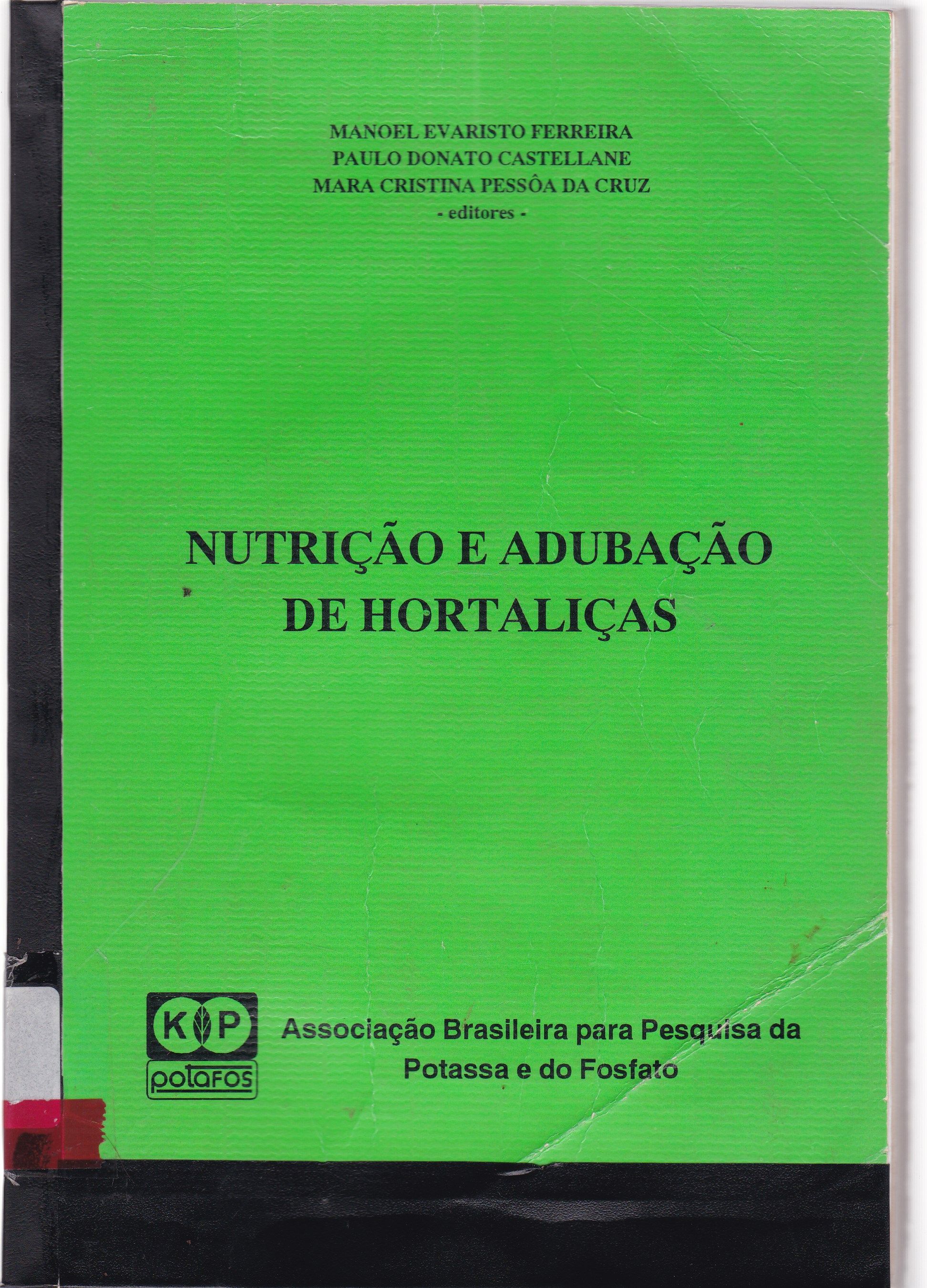 NUTRIÇÃO E ADUBAÇÃO DE HORTALIÇAS