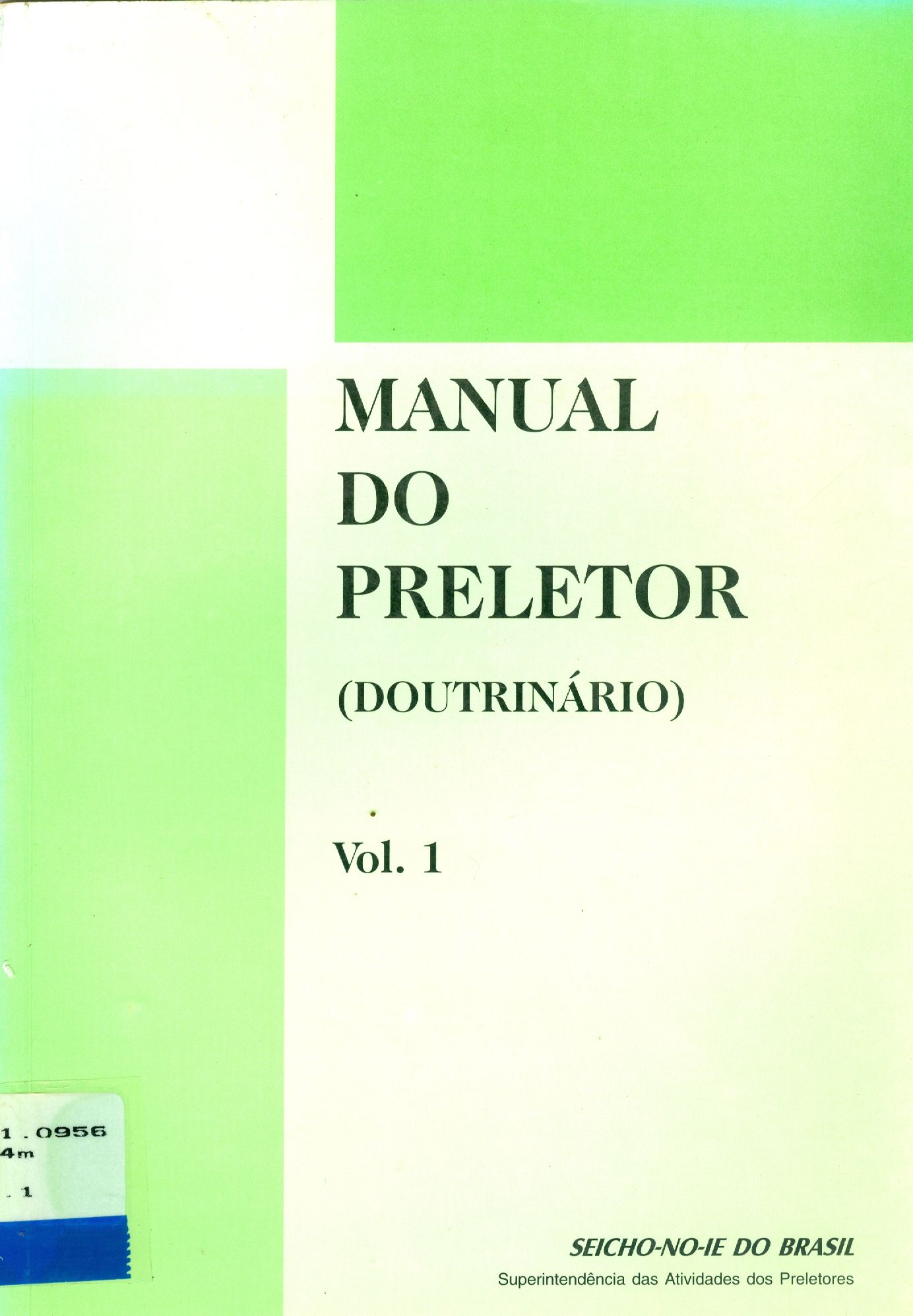 MANUAL DO PRELETOR (DOUTRINÁRIO) - V. 2