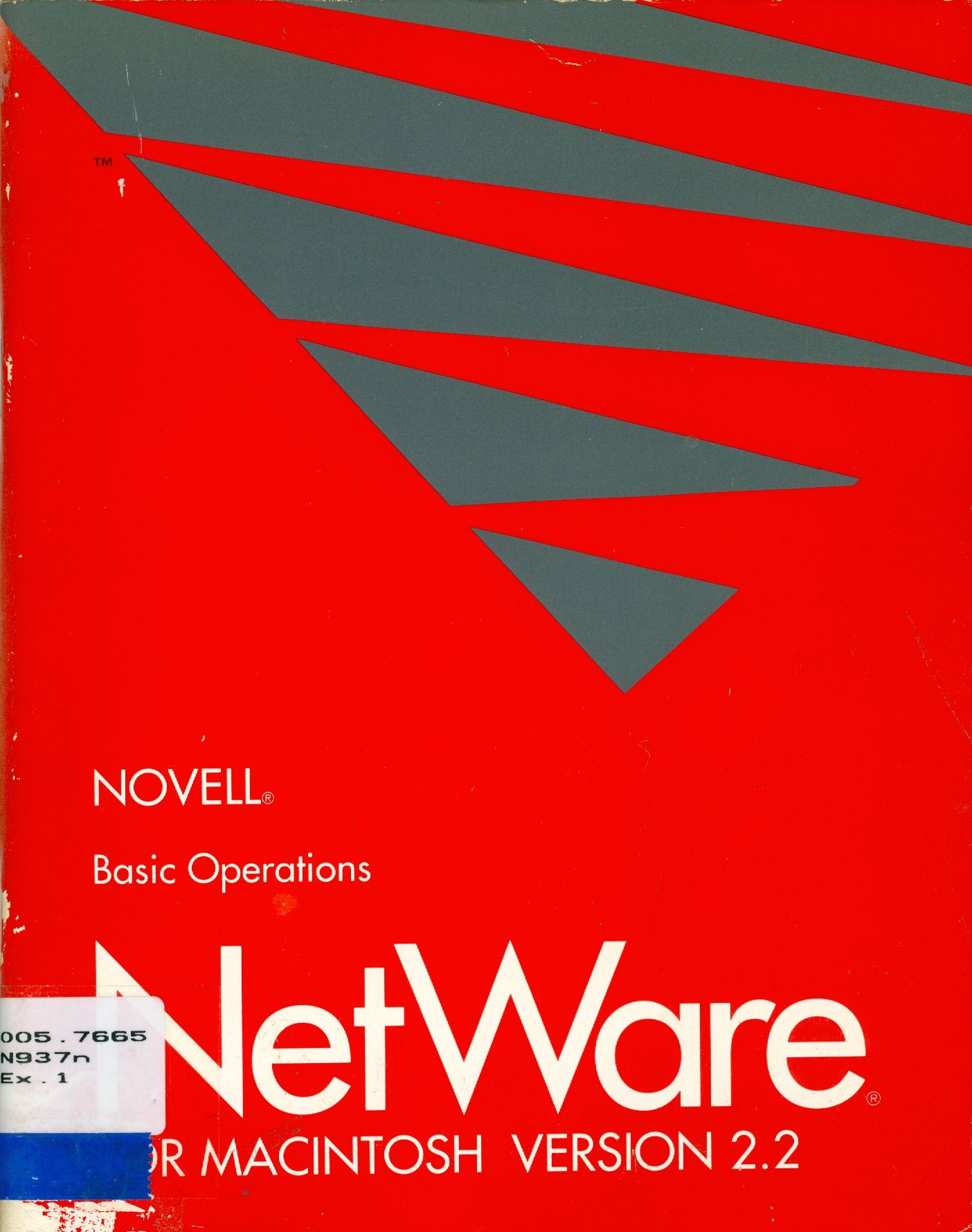 NETWARE BASIC OPEATIONS: FOR MACINTOSH VERSION 2.2