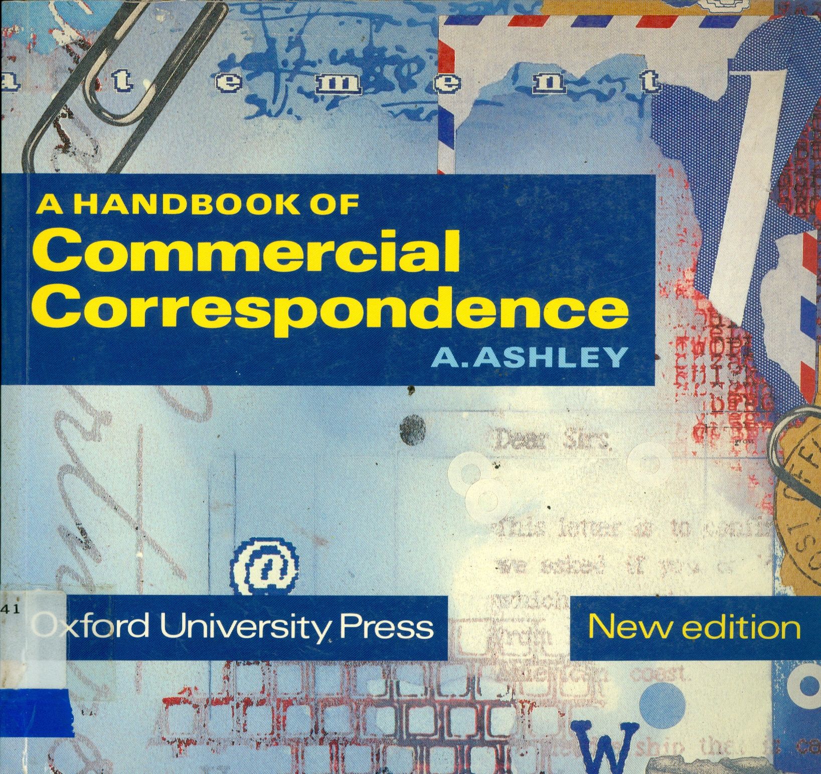 A HANDBOOK OF COMMERCIAL CORRESPONDENCE