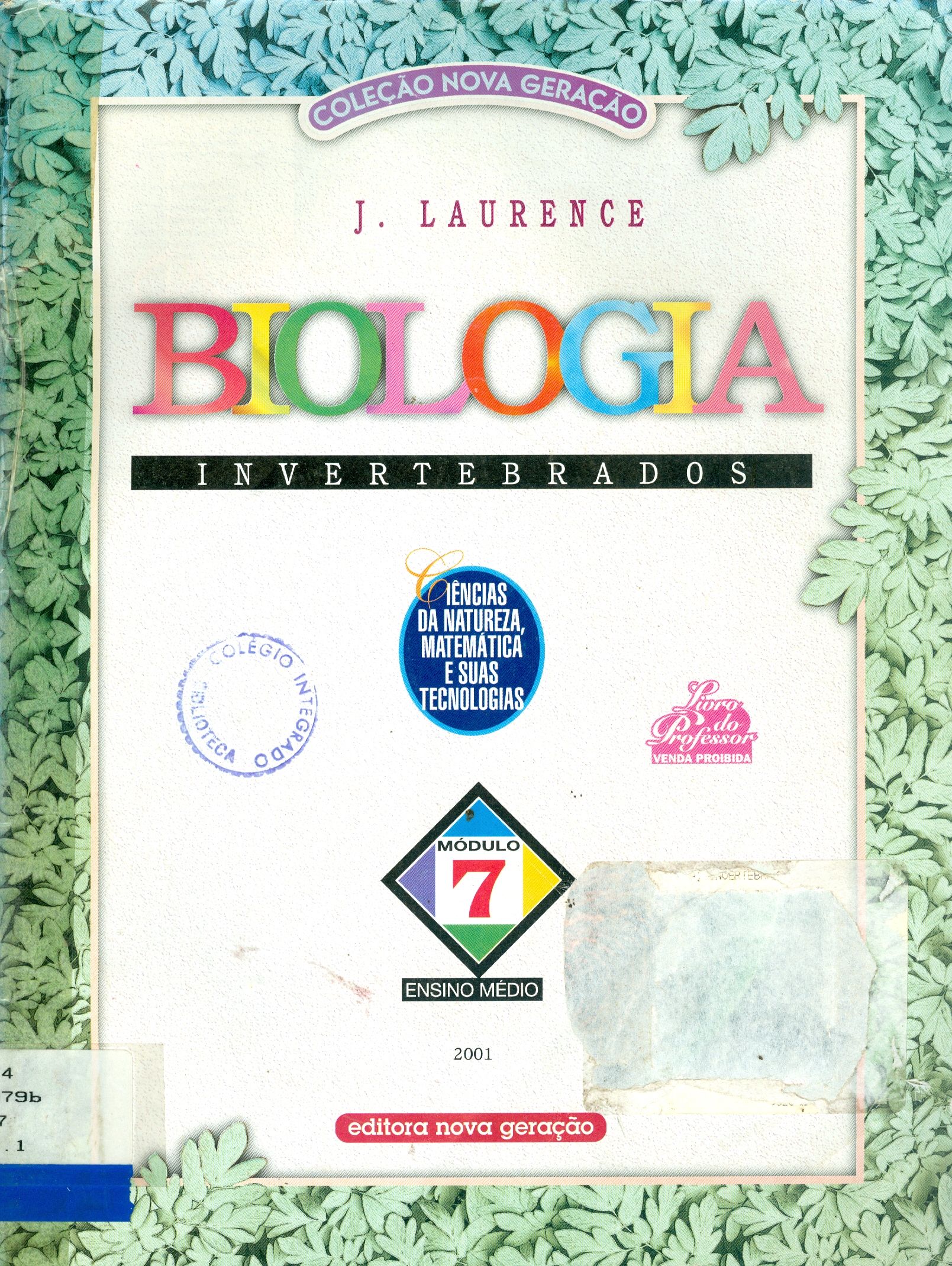 BIOLOGIA: INVERTEBRADOS - V. 7