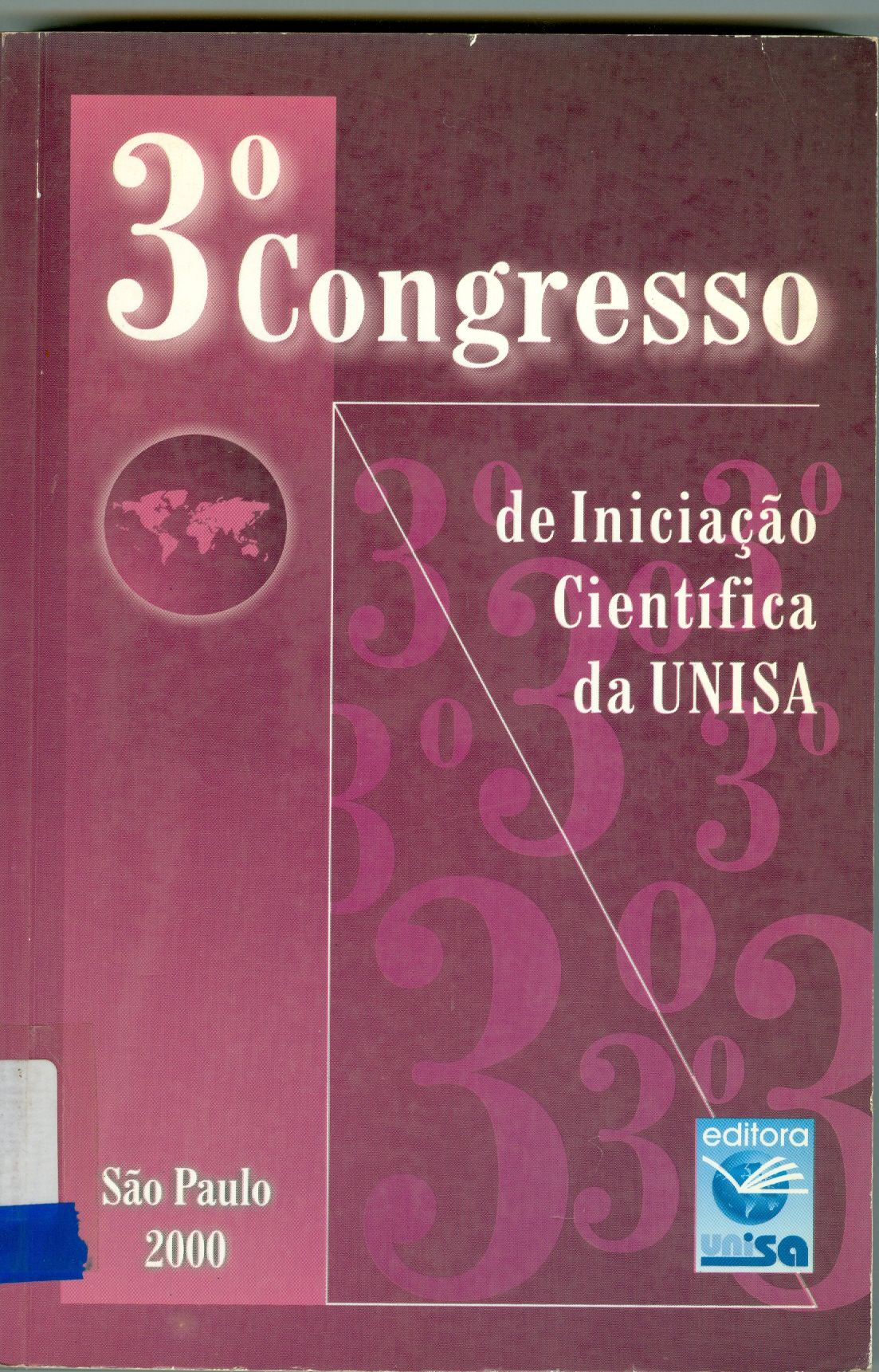 CONGRESSO DE INICIAÇÃO CIENTÍFICA DA UNISA, 3/2000
