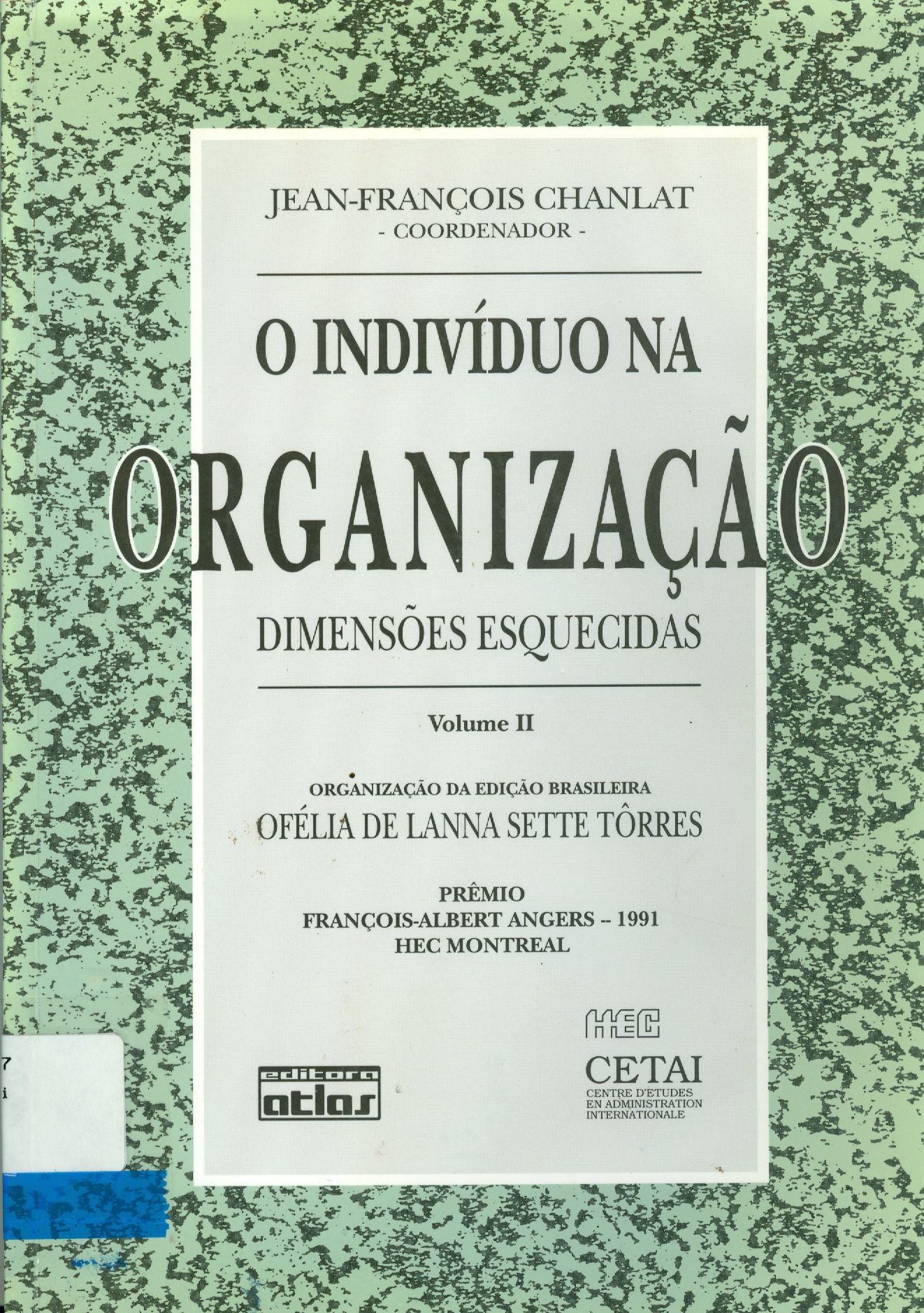 O INDIVÍDUO NA ORGANIZAÇÃO: DIMENSÕES ESQUECIDAS - V. 2