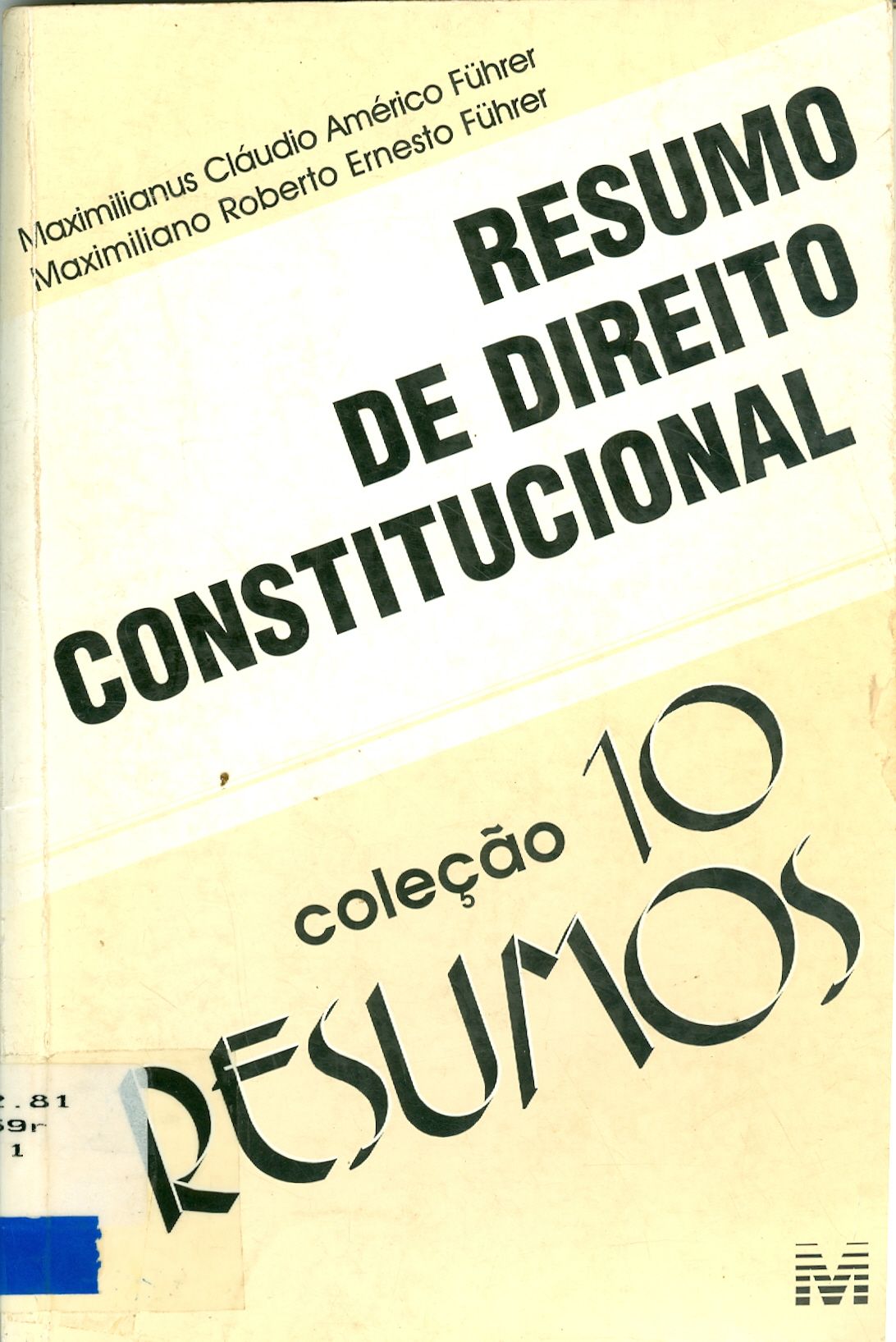 RESUMO DE DIREITO CONSTITUCIONAL 