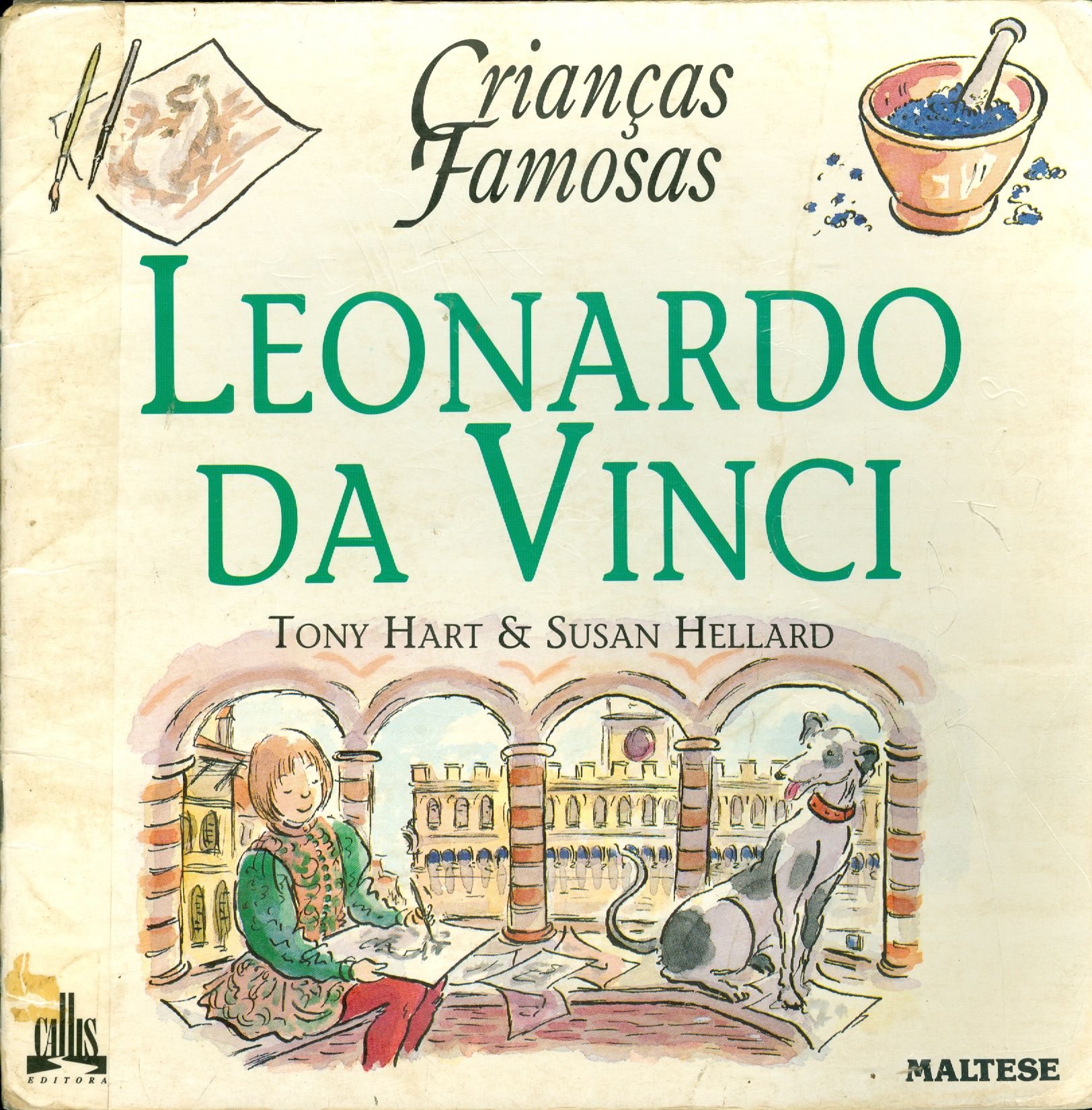CRIANÇAS FAMOSAS LEONARDO DA VINCI - COLEÇÃO