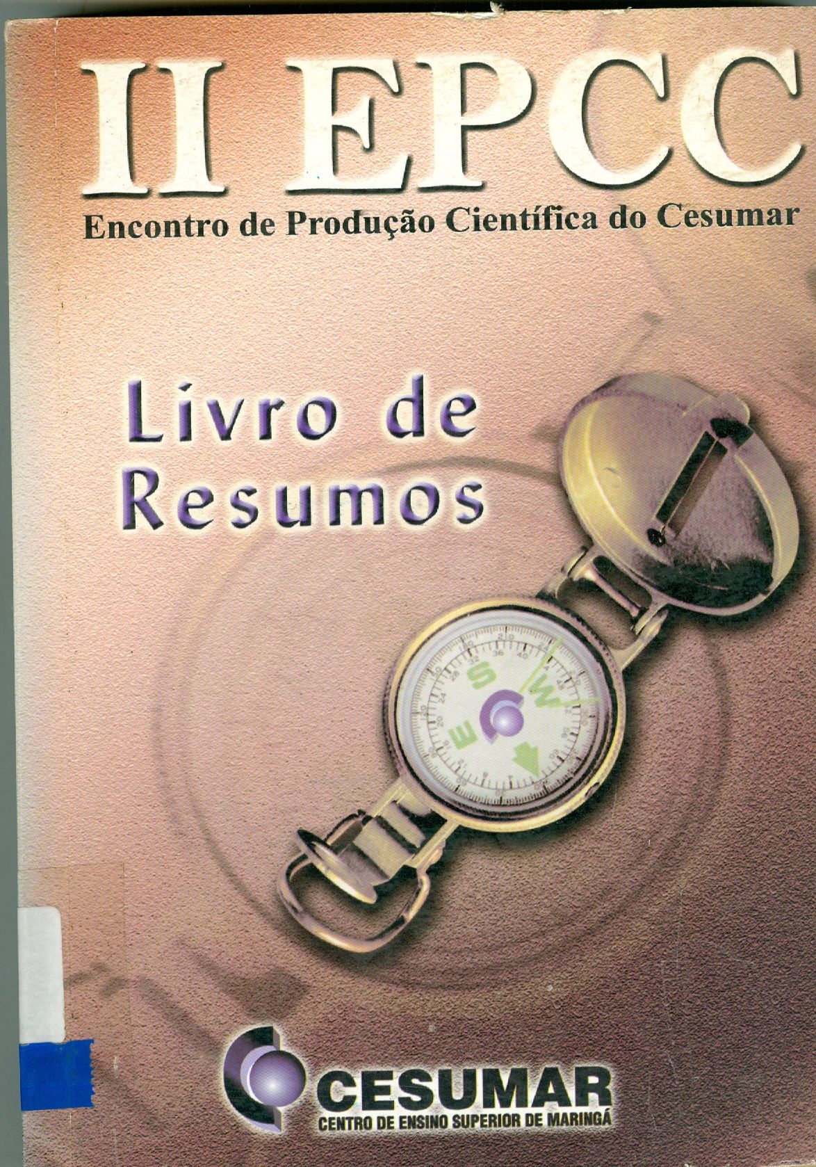 ENCONTRO DE PRODUÇÃO CIENTÍFICA DO CESUMAR, 2 - OUT./2001