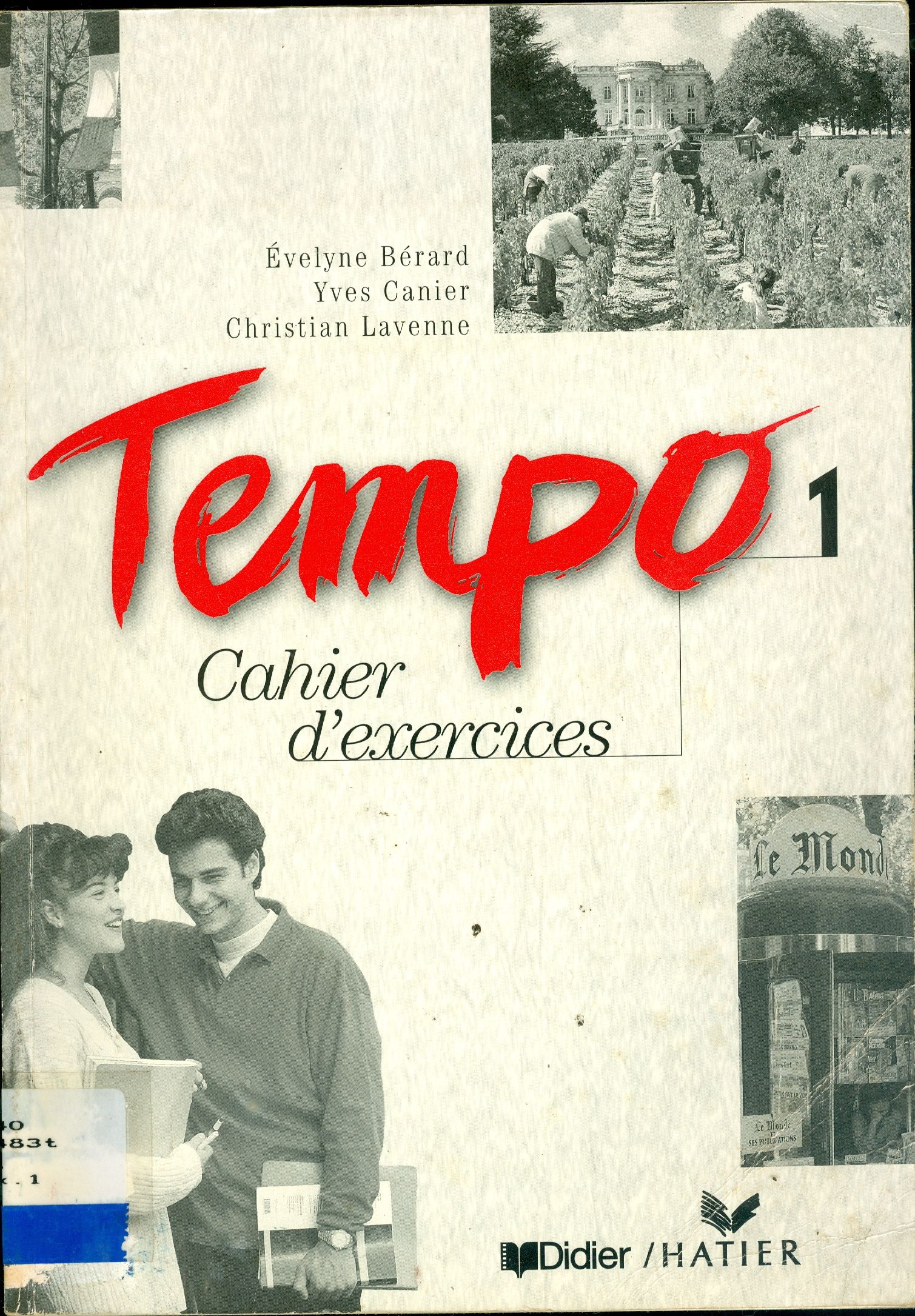 TEMPO 1: CAHIER D'EXERCICES - V. 1
