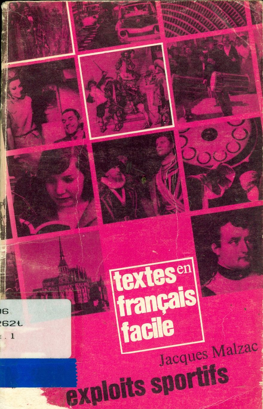 EXPLOITS SPORTIFS: RECITS ADAPTES EN FRANCAIS FACILE D'APRES SEPT ROMANS DE LA BIBLIOTHEQUE VERTE