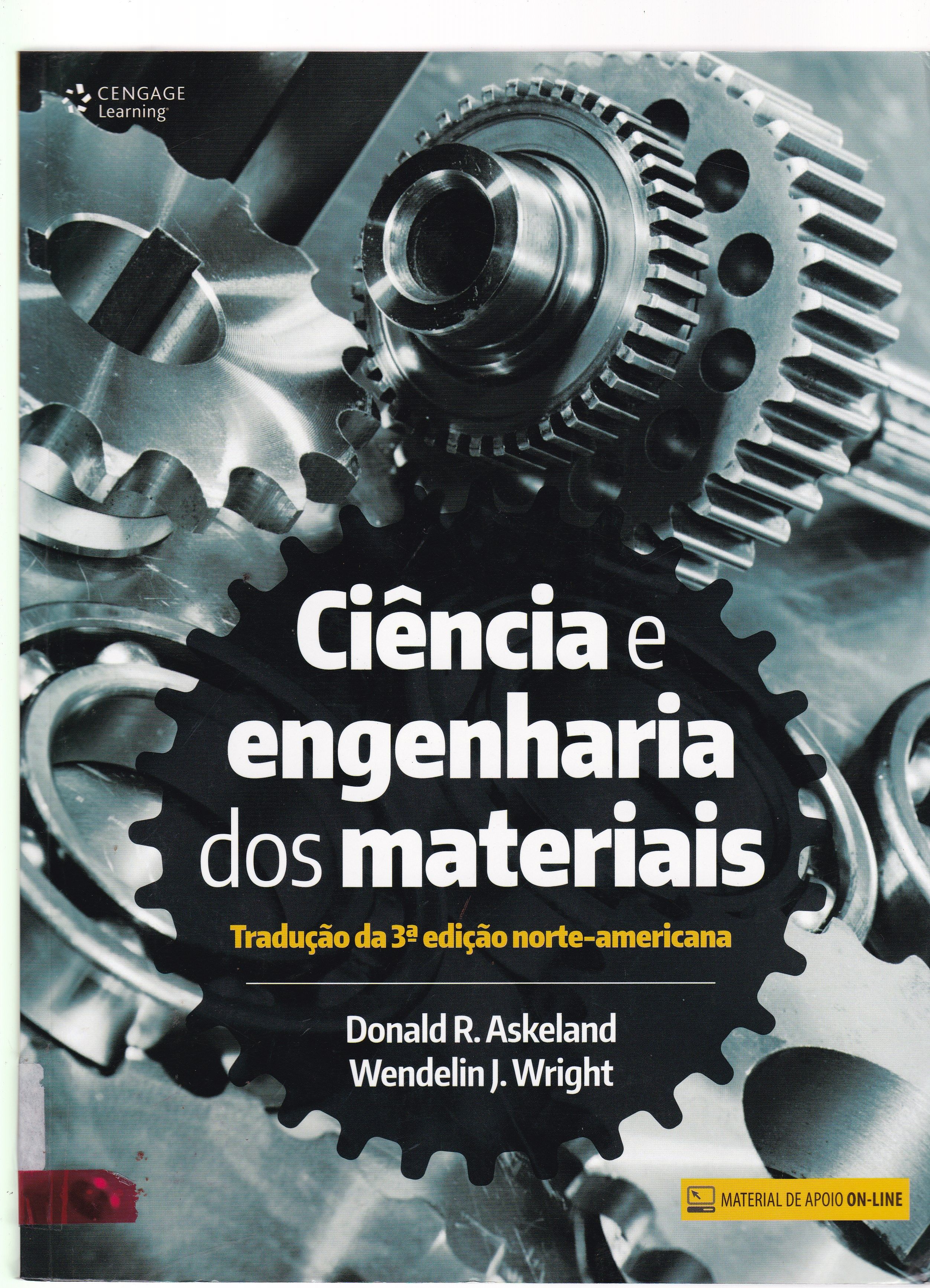 CIÊNCIA E ENGENHARIA DOS MATERIAIS