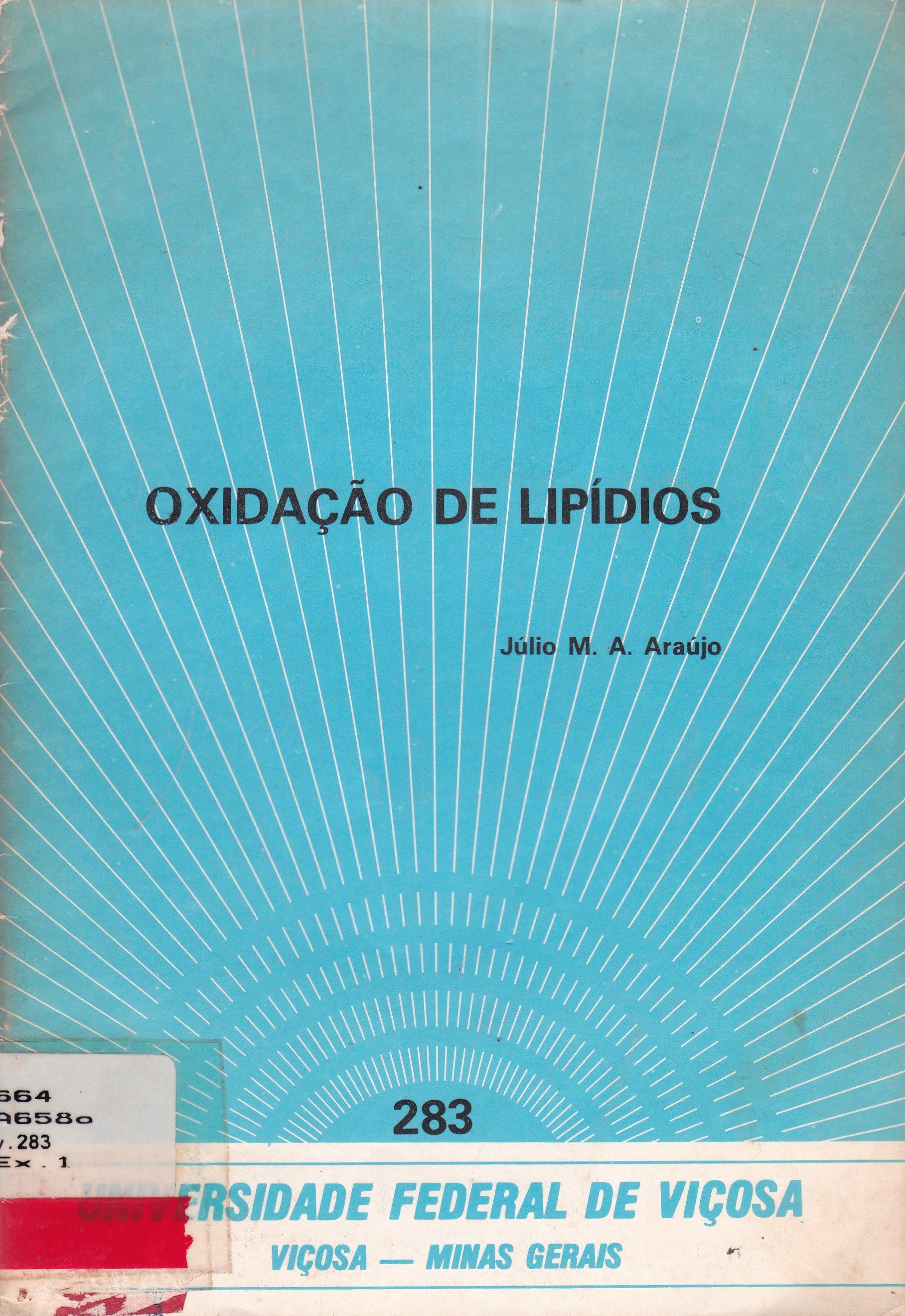 OXIDAÇÃO DE LIPÍDIOS