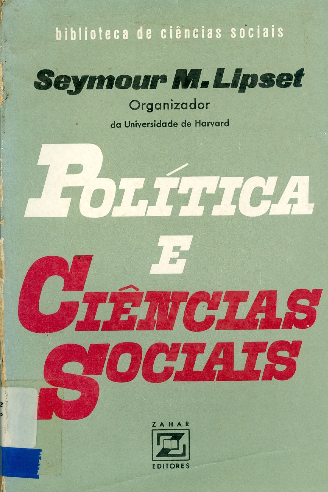 POLÍTICA E CIÊNCIAS SOCIAIS