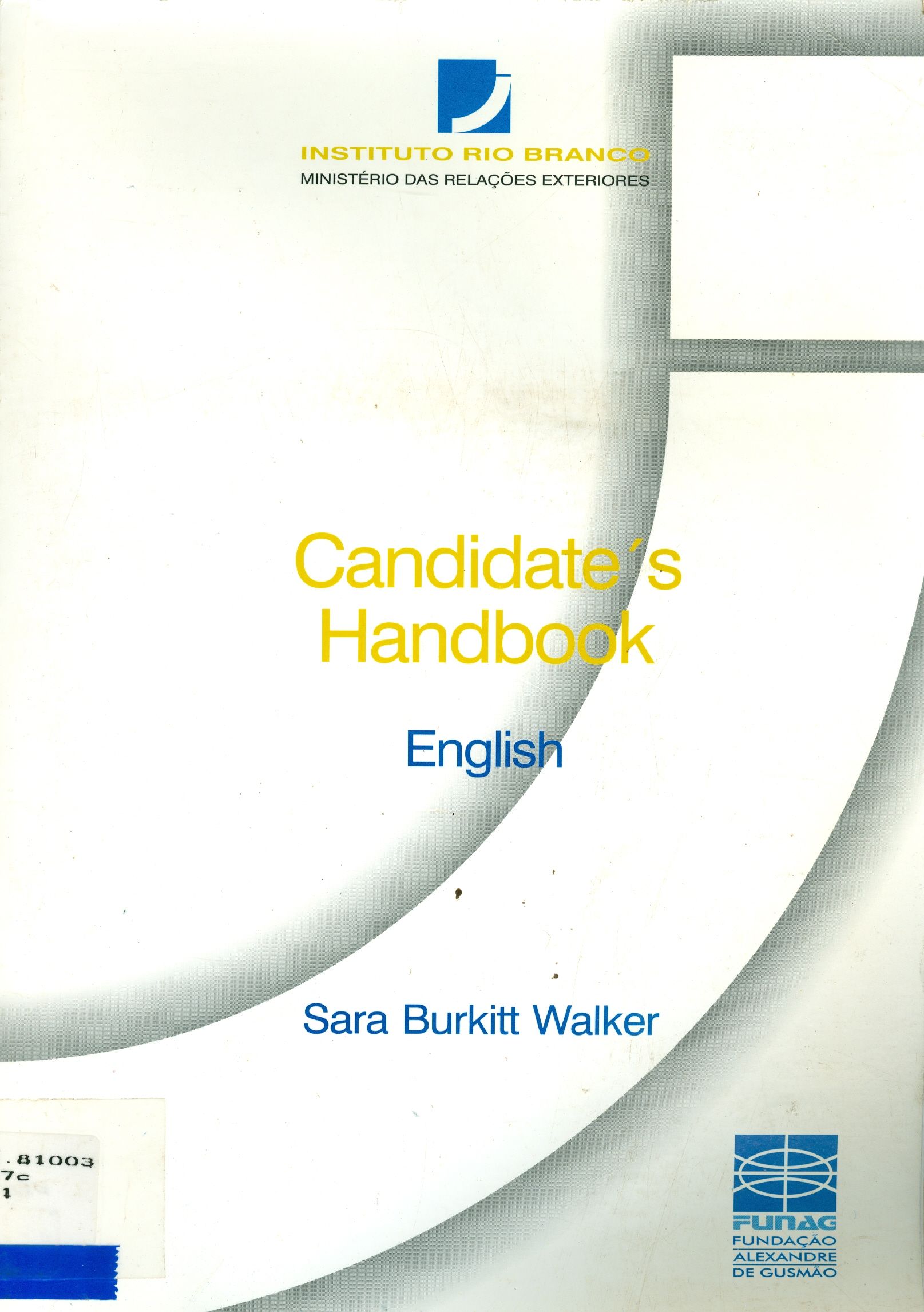 CANDIDATE'S HANDBOOK: ENGLISH