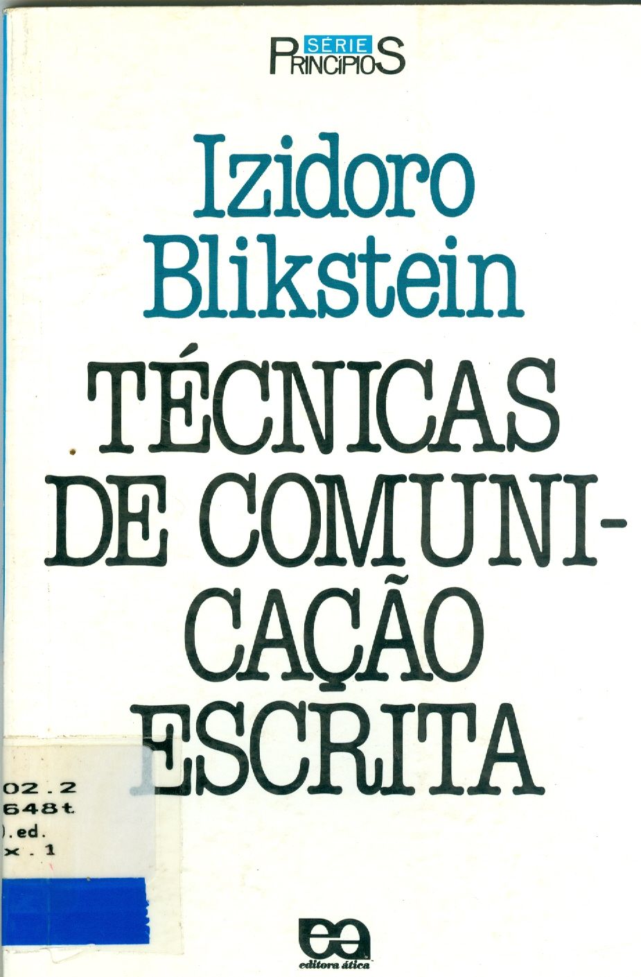 TÉCNICAS DE COMUNICAÇÃO ESCRITA 