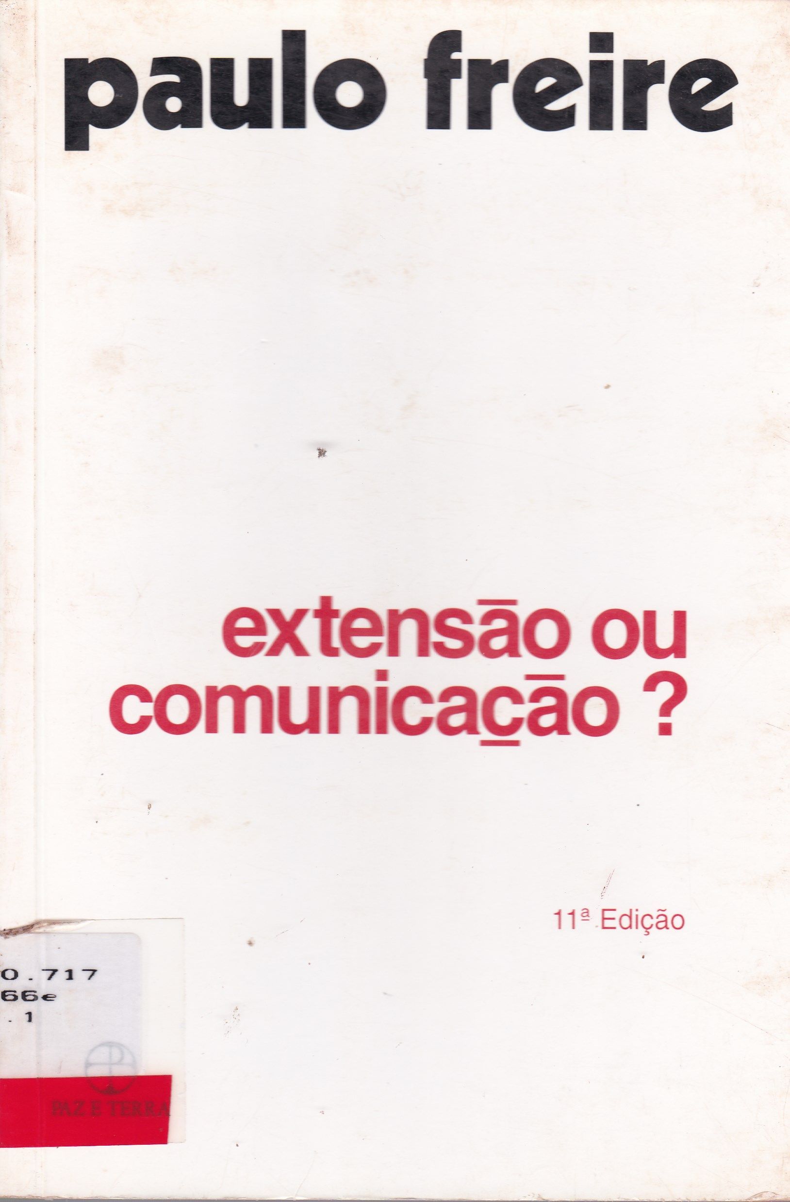 EXTENSÃO OU COMUNICAÇÃO 