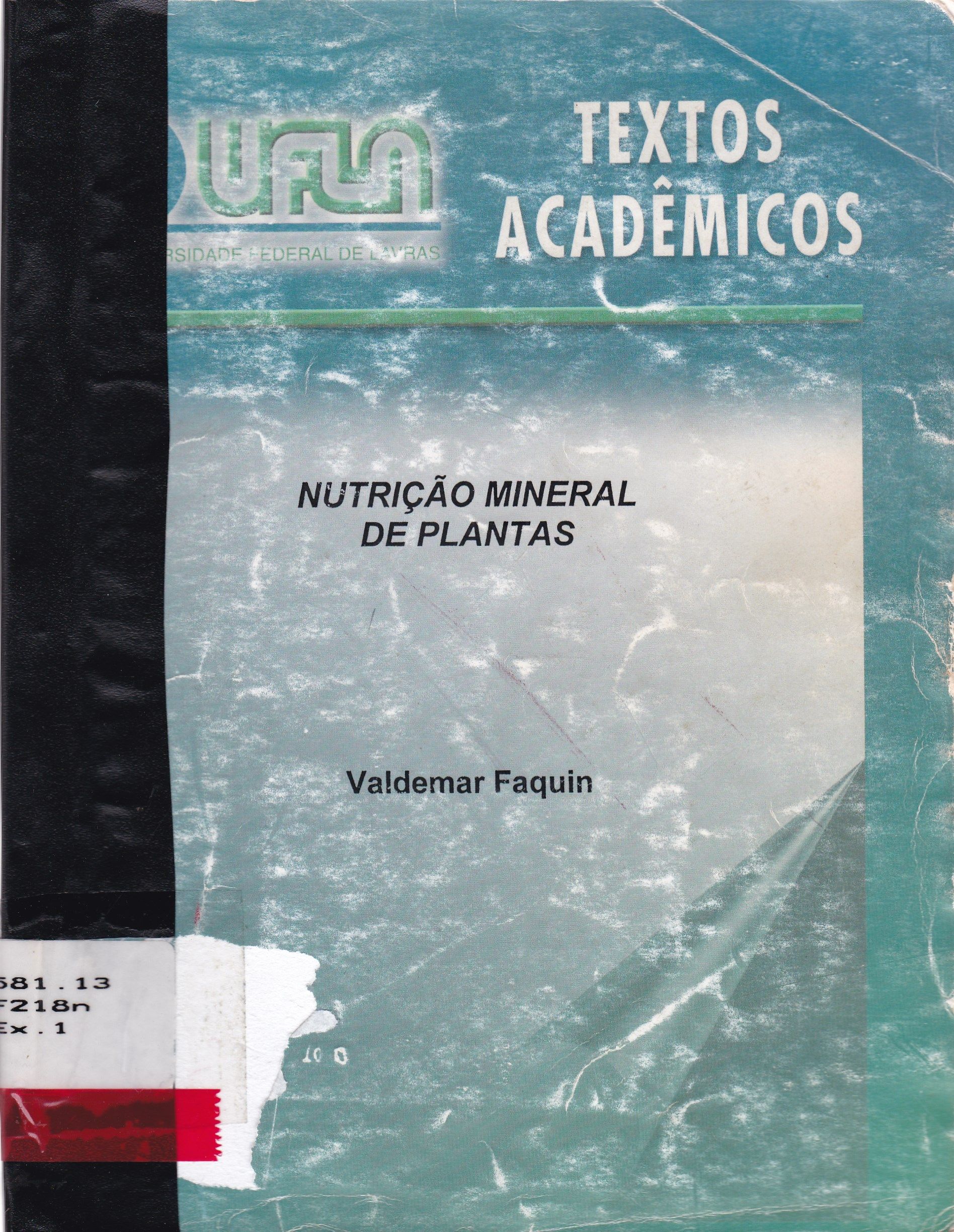NUTRIÇÃO MINERAL DE PLANTAS