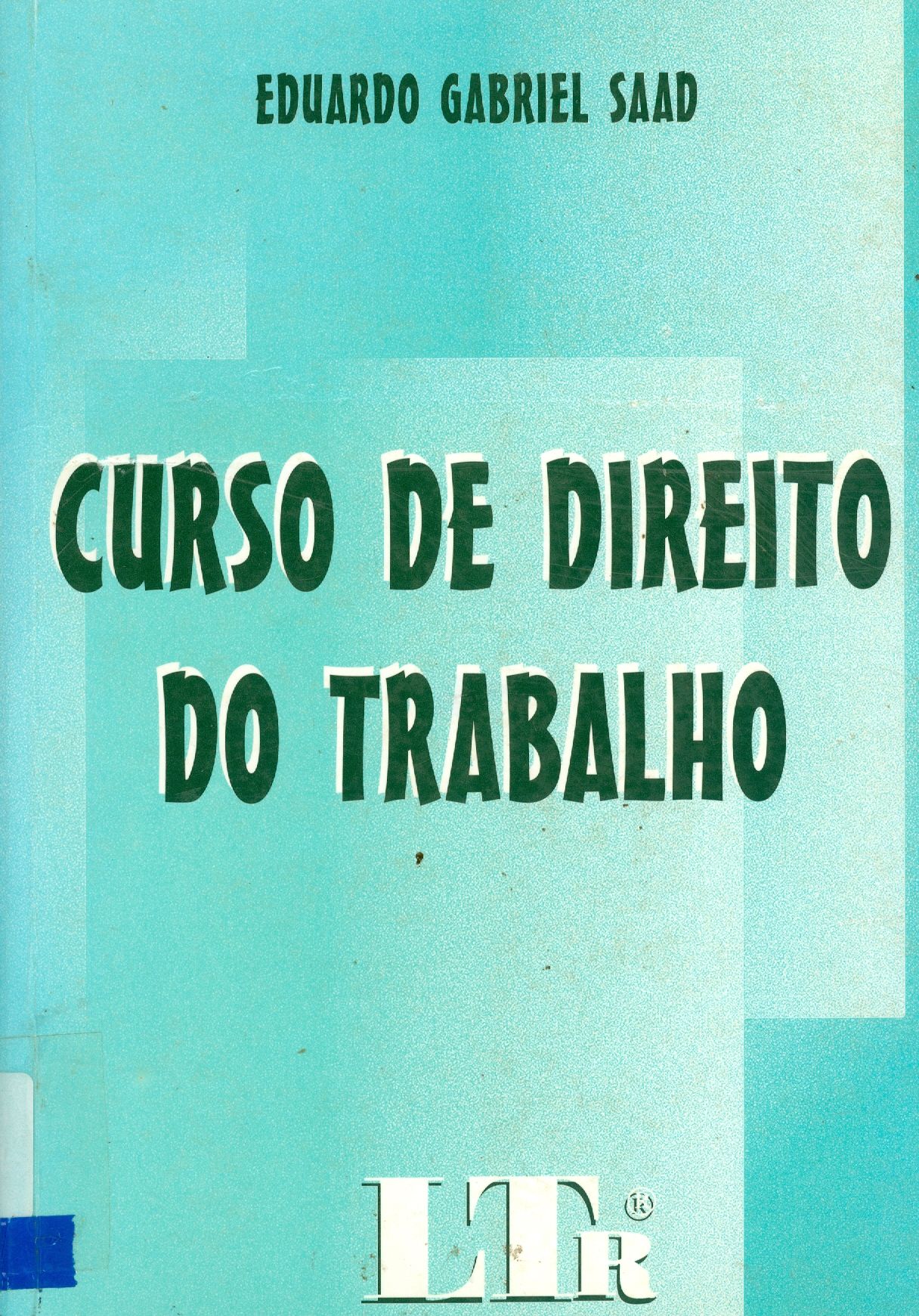 CURSO DE DIREITO DO TRABALHO