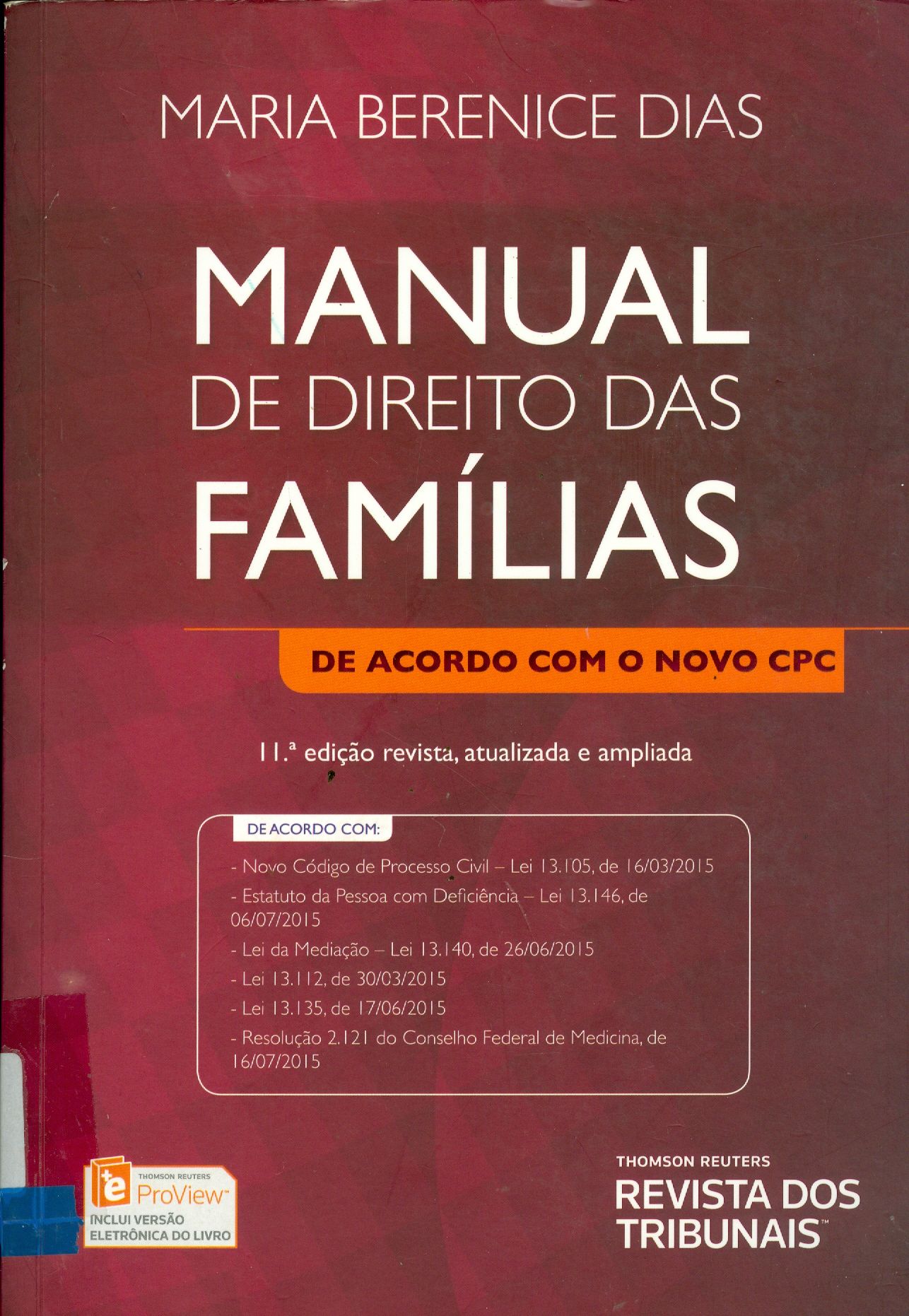 MANUAL DE DIREITO DAS FAMÍLIAS