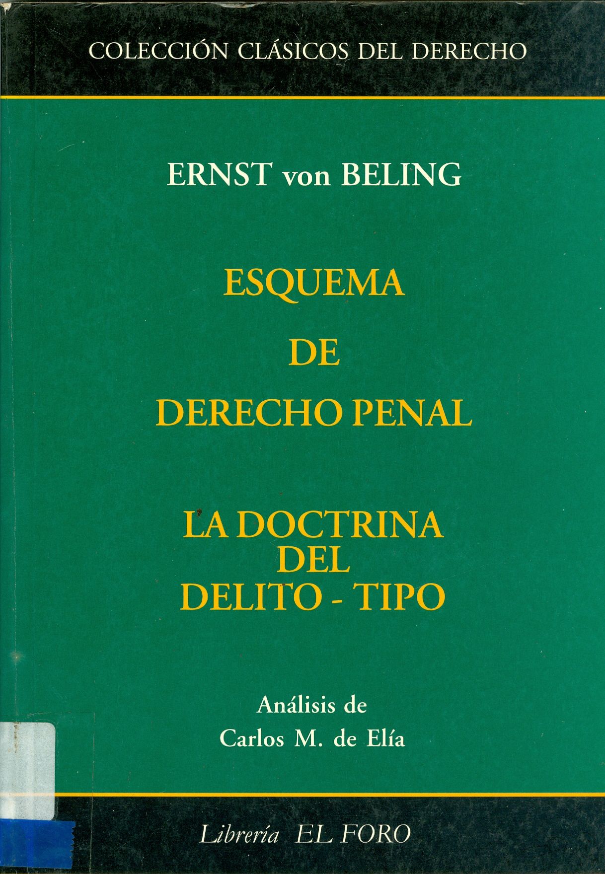 ESQUEMA DE DERECHO PENAL