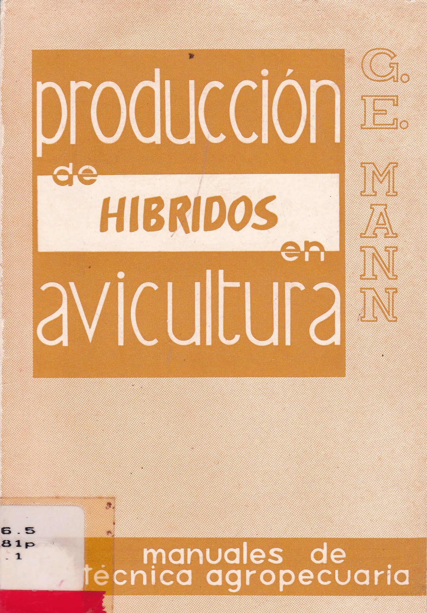 PRODUCCION DE HIBRIDOS EN AVICULTURA