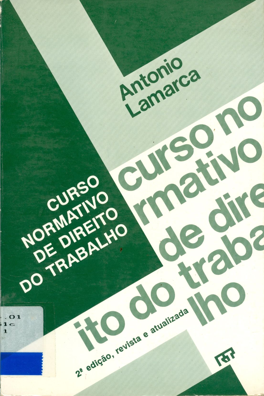 CURSO NORMATIVO DE DIREITO DO TRABALHO 