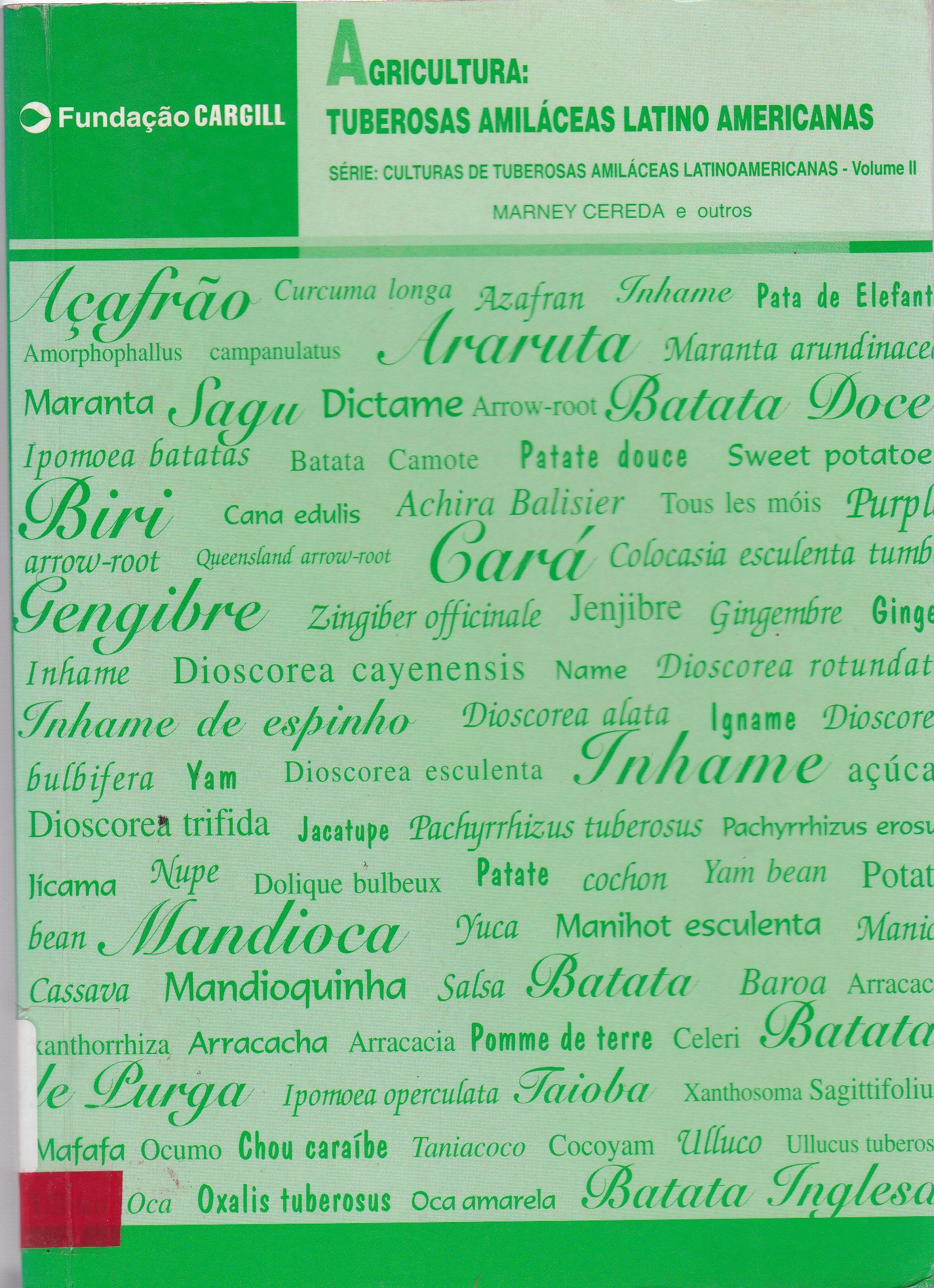 AGRICULTURA: TUBEROSAS AMILÁCEAS LATINO AMERICANAS