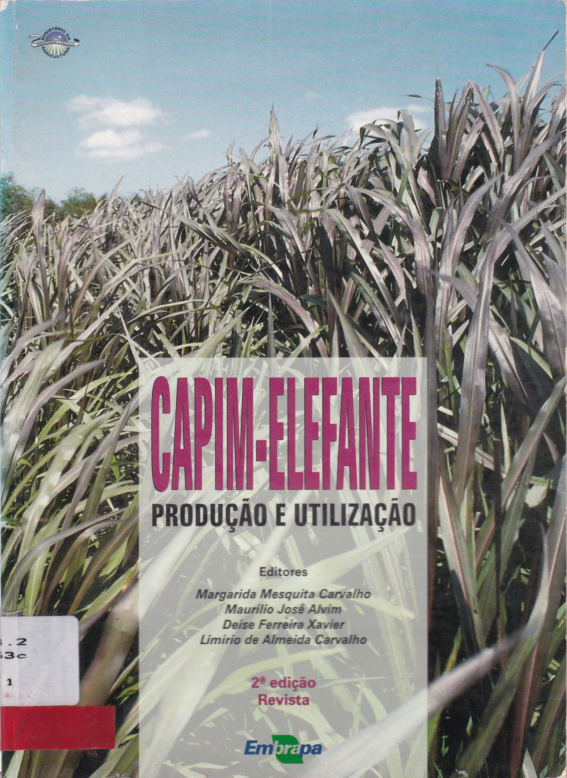 CAPIM-ELEFANTE: PRODUÇÃO E UTILIZAÇÃO 